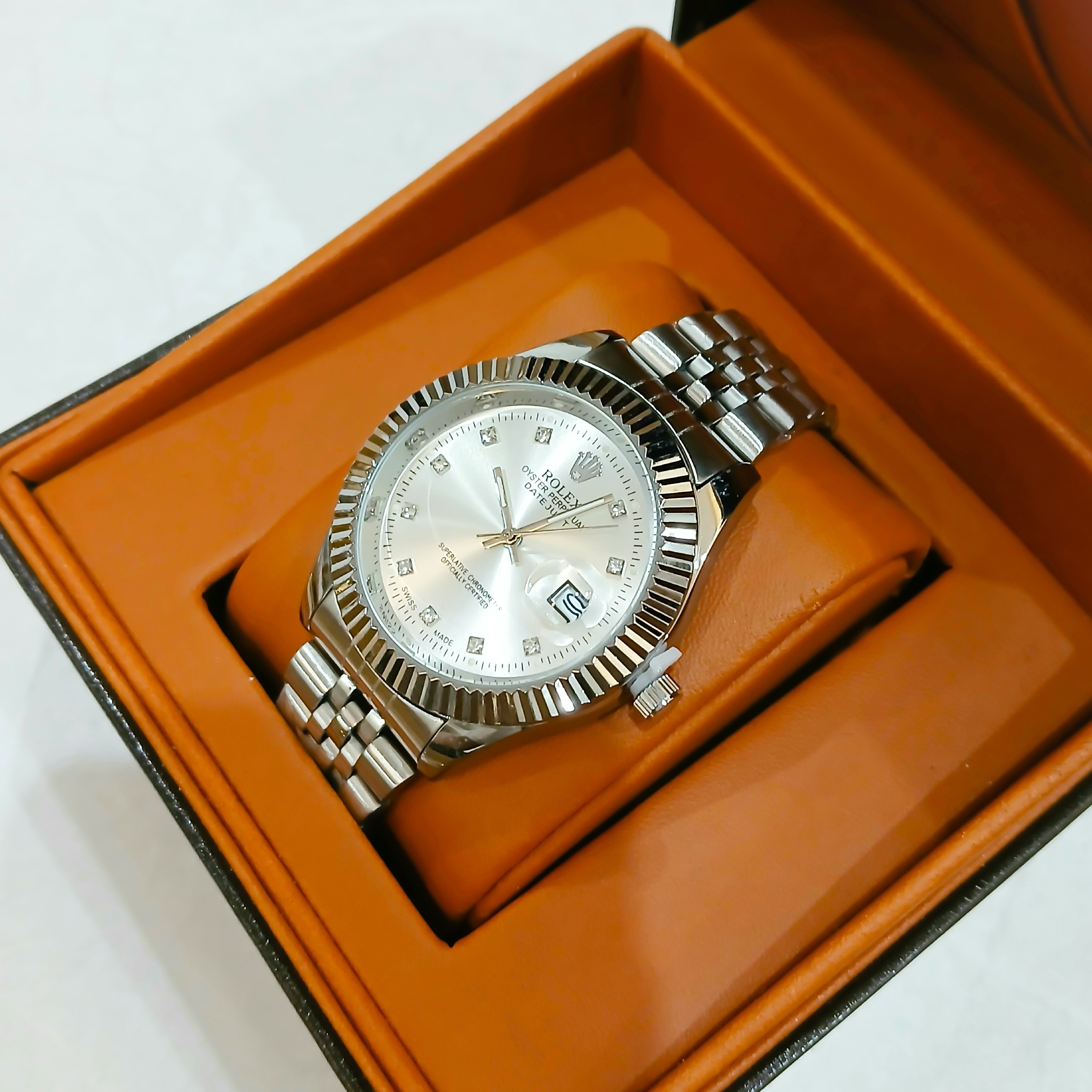 ساعت مردانه ROLEX رولکس موتور با کیفیت مدل DATEJUST