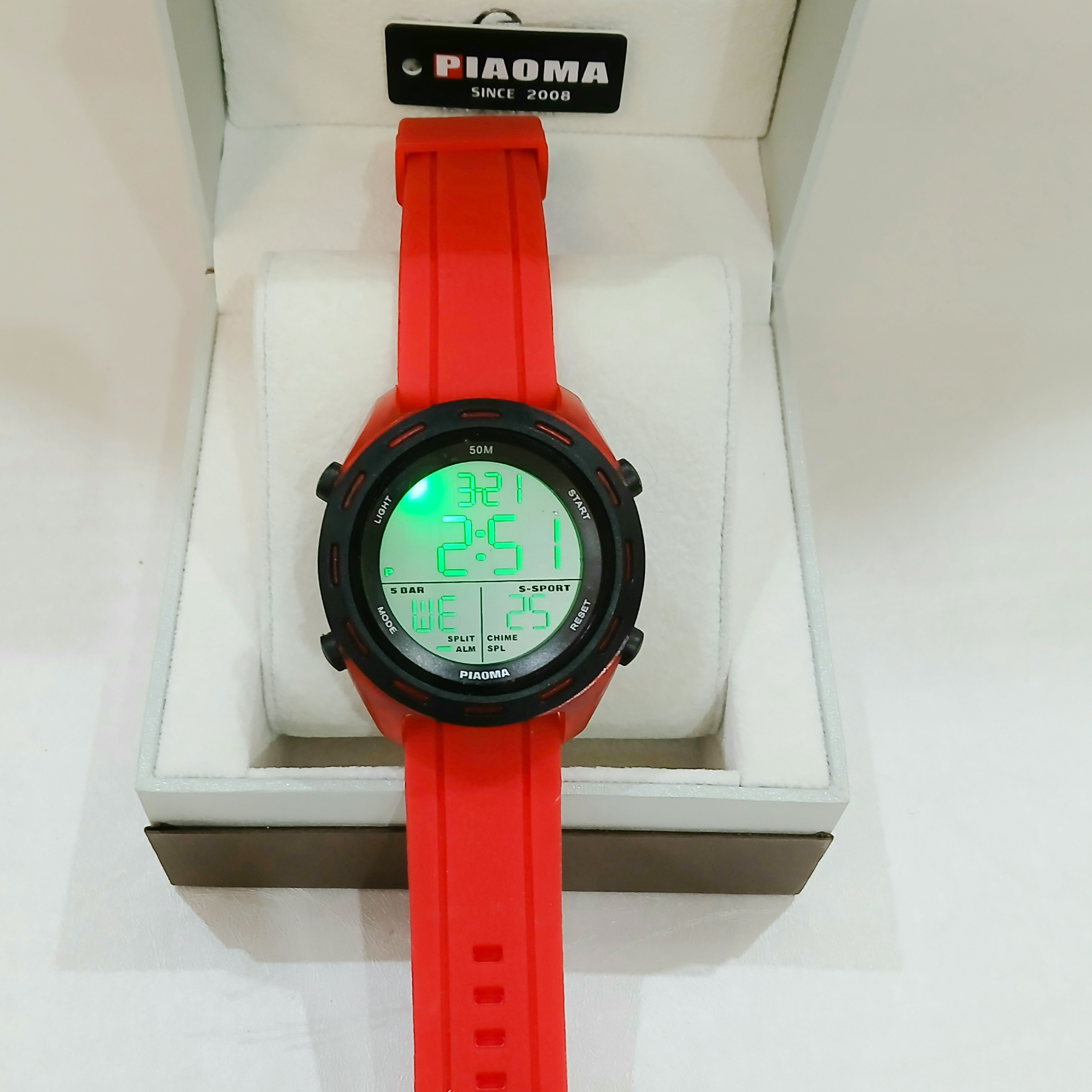 ساعت PIAOMA مردانه ضدآب اسپورت اورجینال مدل PM-9096