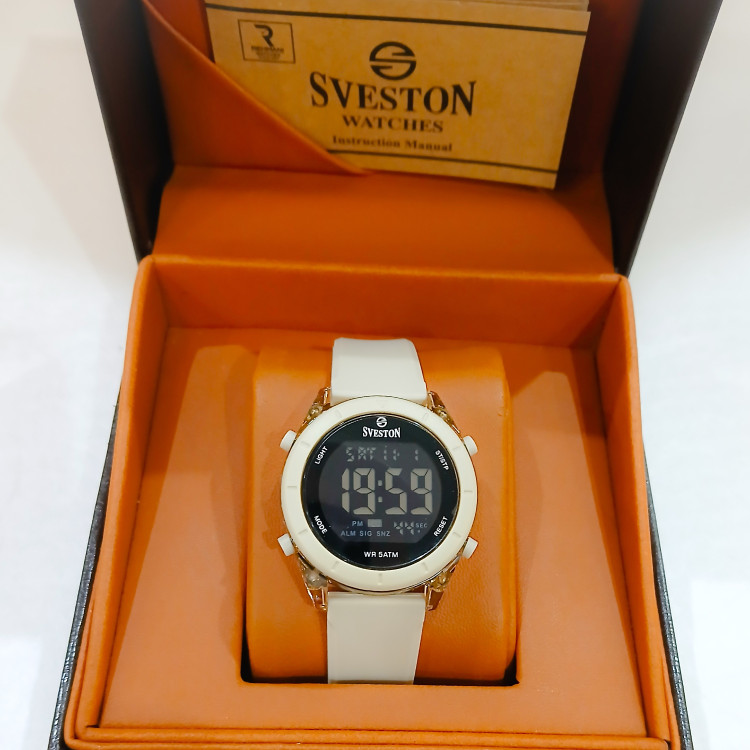 ساعت مچی زنانه سویستون اورجینال دیجیتالی فول SVESTON مدل SV-7032L