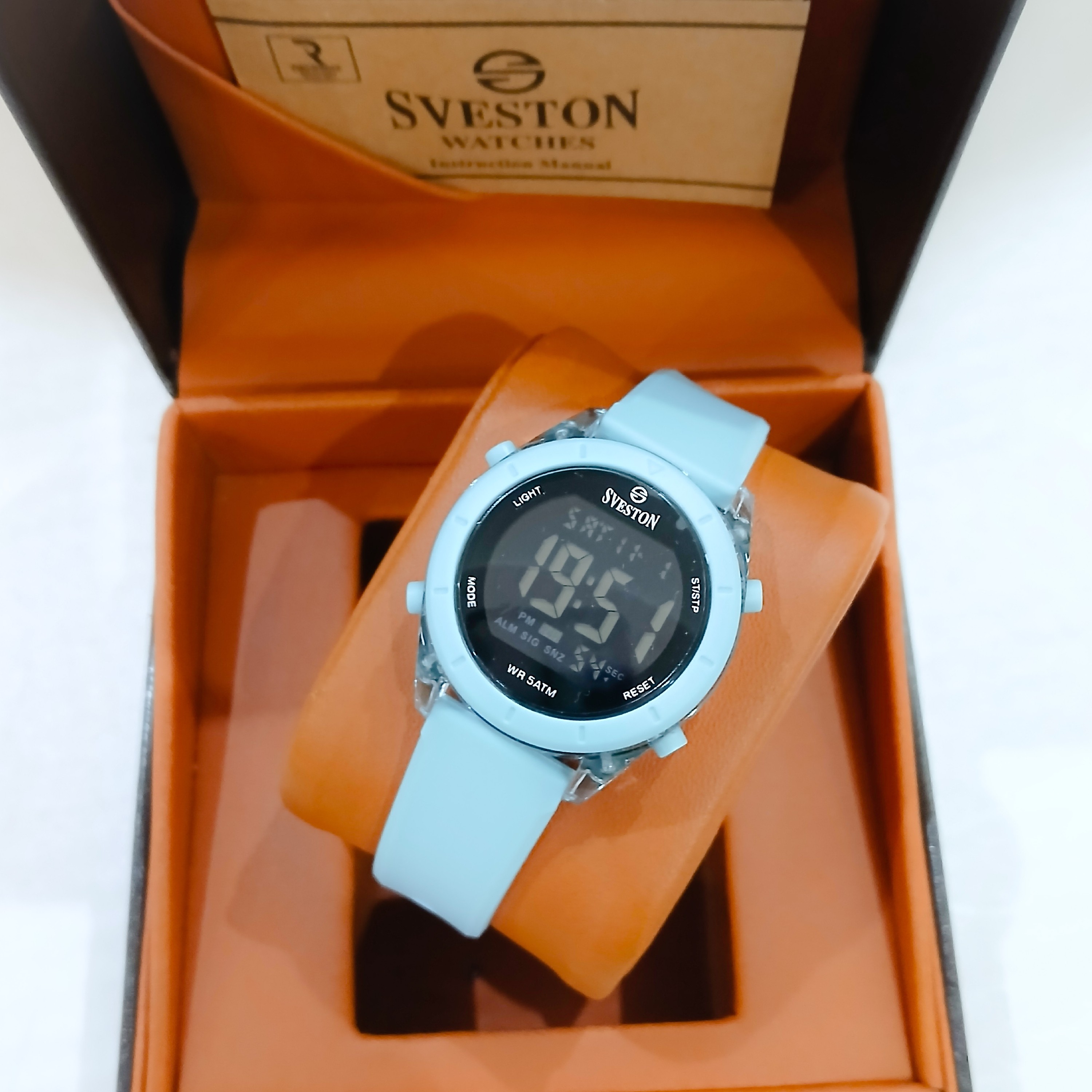 ساعت مچی زنانه سویستون اورجینال دیجیتالی فول  SVESTONمدل SV-7032L