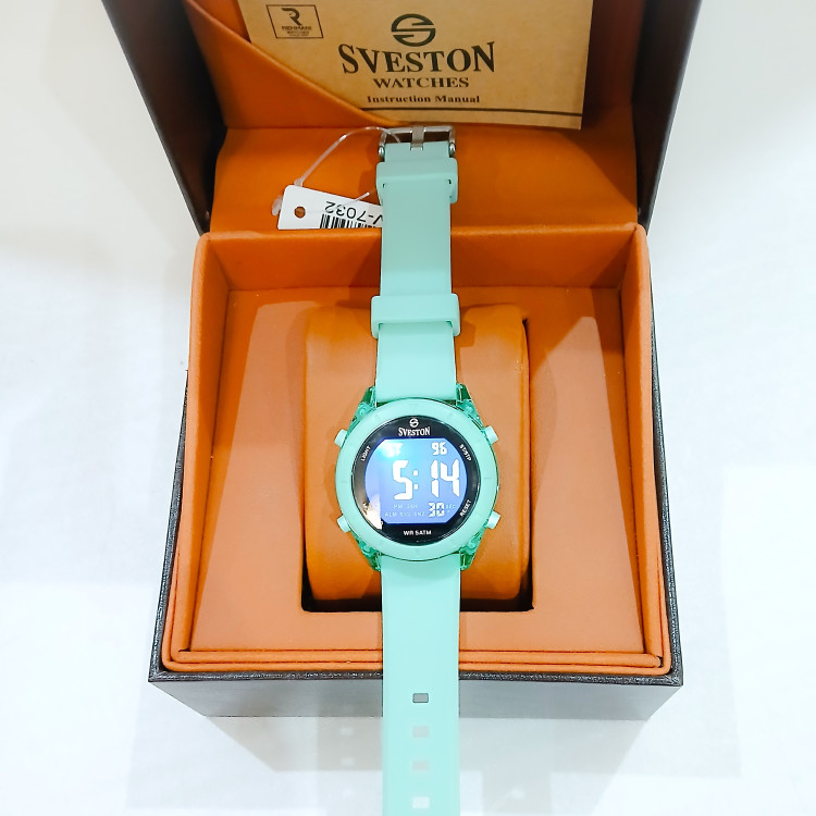 ساعت مچی زنانه سویستون اورجینال دیجیتالی فول SVESTON مدل SV-7032L