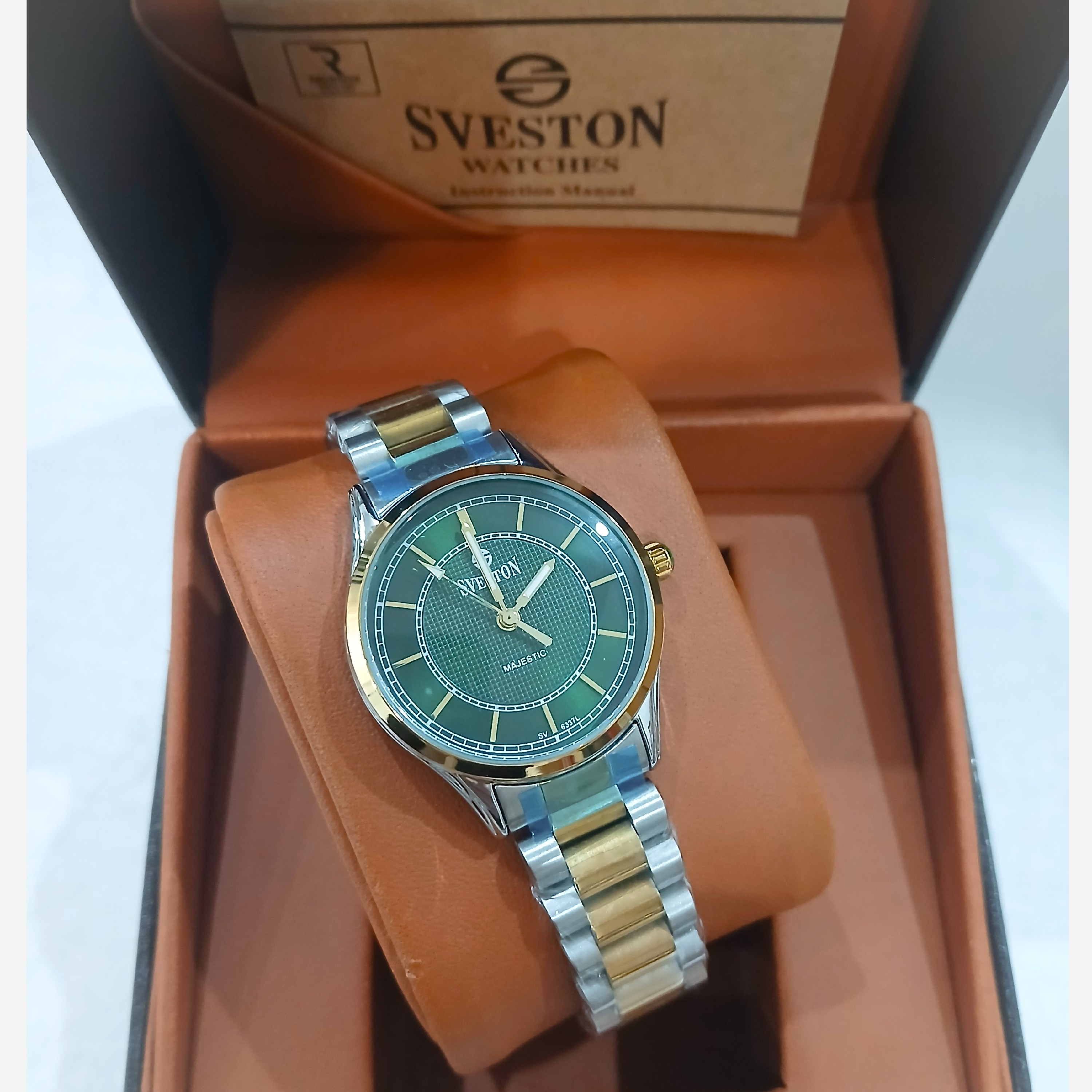 ساعت مچی زنانهSVESTON MAJESTICسویستون مدل SV-6337L ژاپن