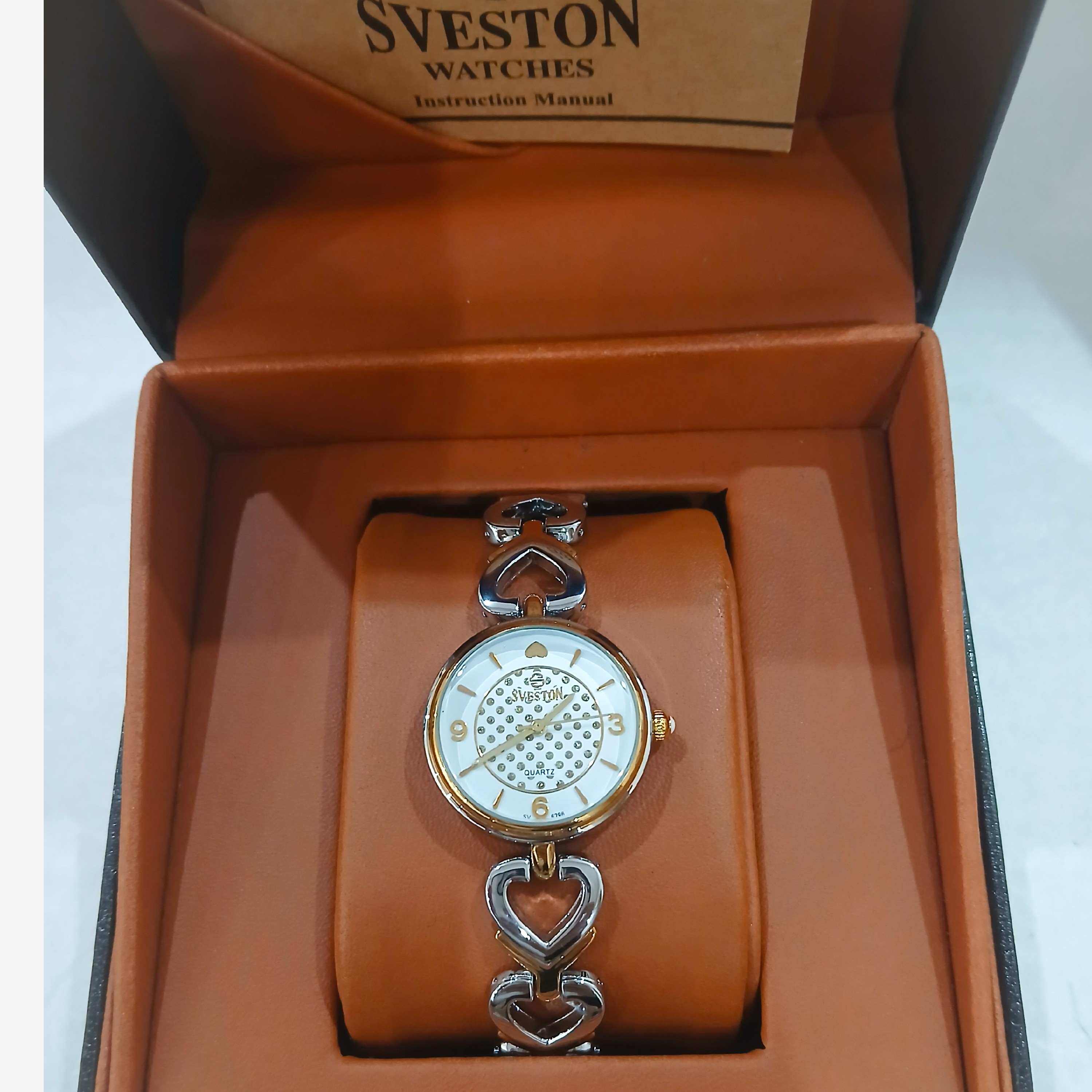 ساعت مچی زنانه دستبندی SVESTON سویستون  مدل SV-6296L ژاپن