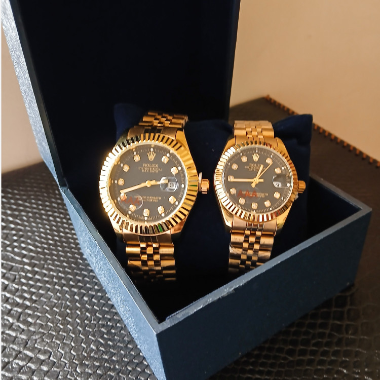 ساعت ست مردانه و زنانه ROLEX DAY DATEرولکس هایکپی جنس خوب