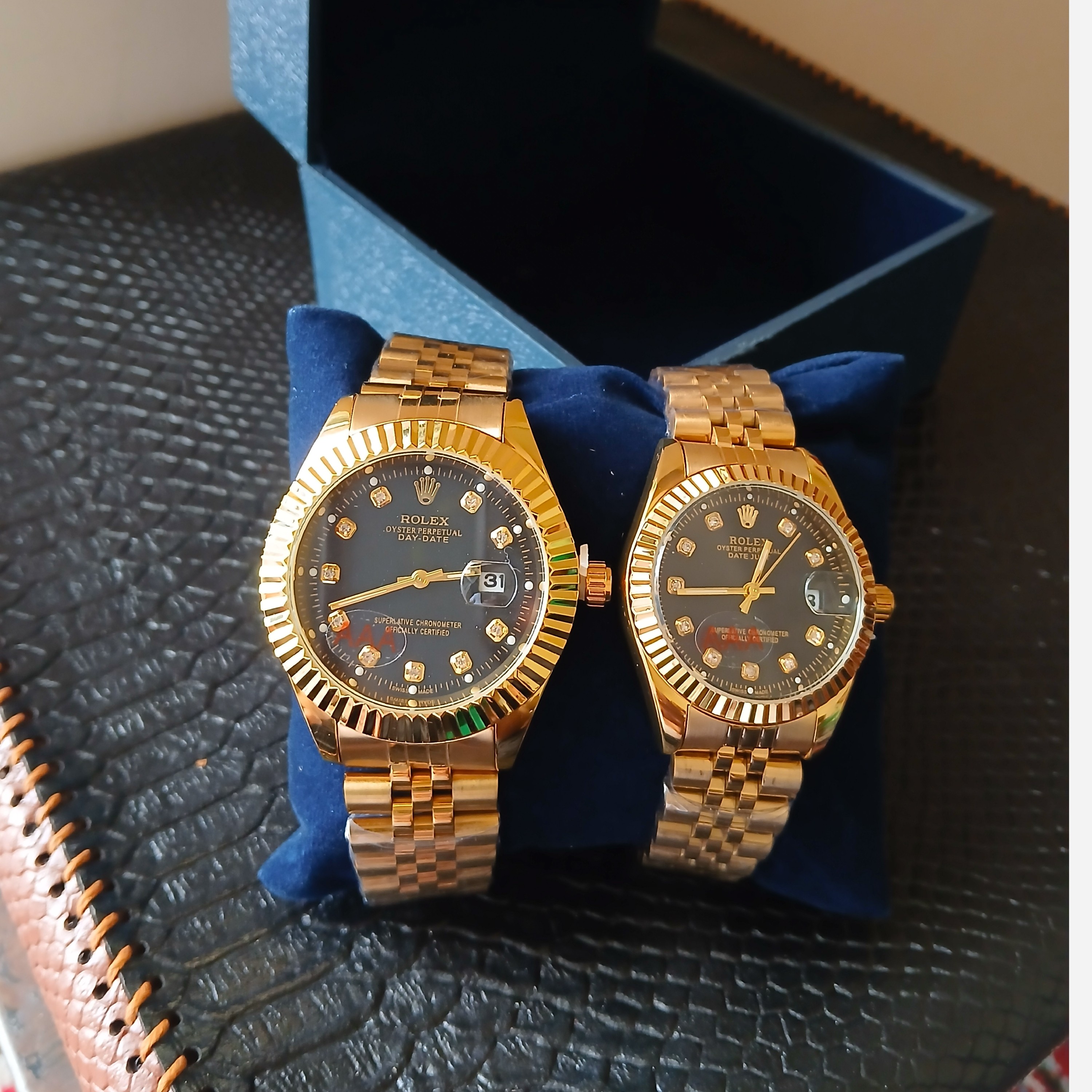 ساعت ست مردانه و زنانه ROLEX DAY DATEرولکس هایکپی جنس خوب