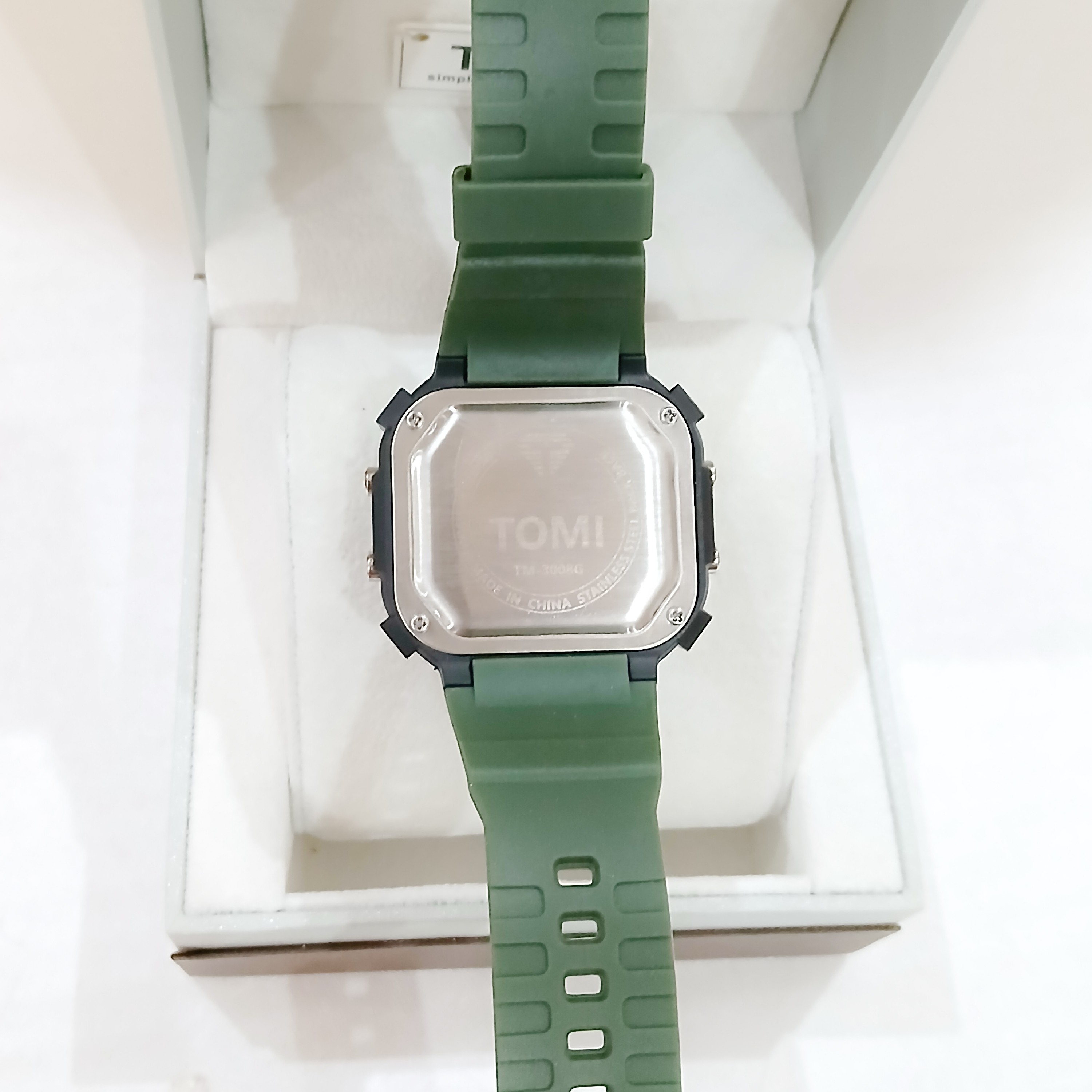ساعت TOMI زنانه و مردانه ضدآب اسپورت اورجینال مدل TM-3008G