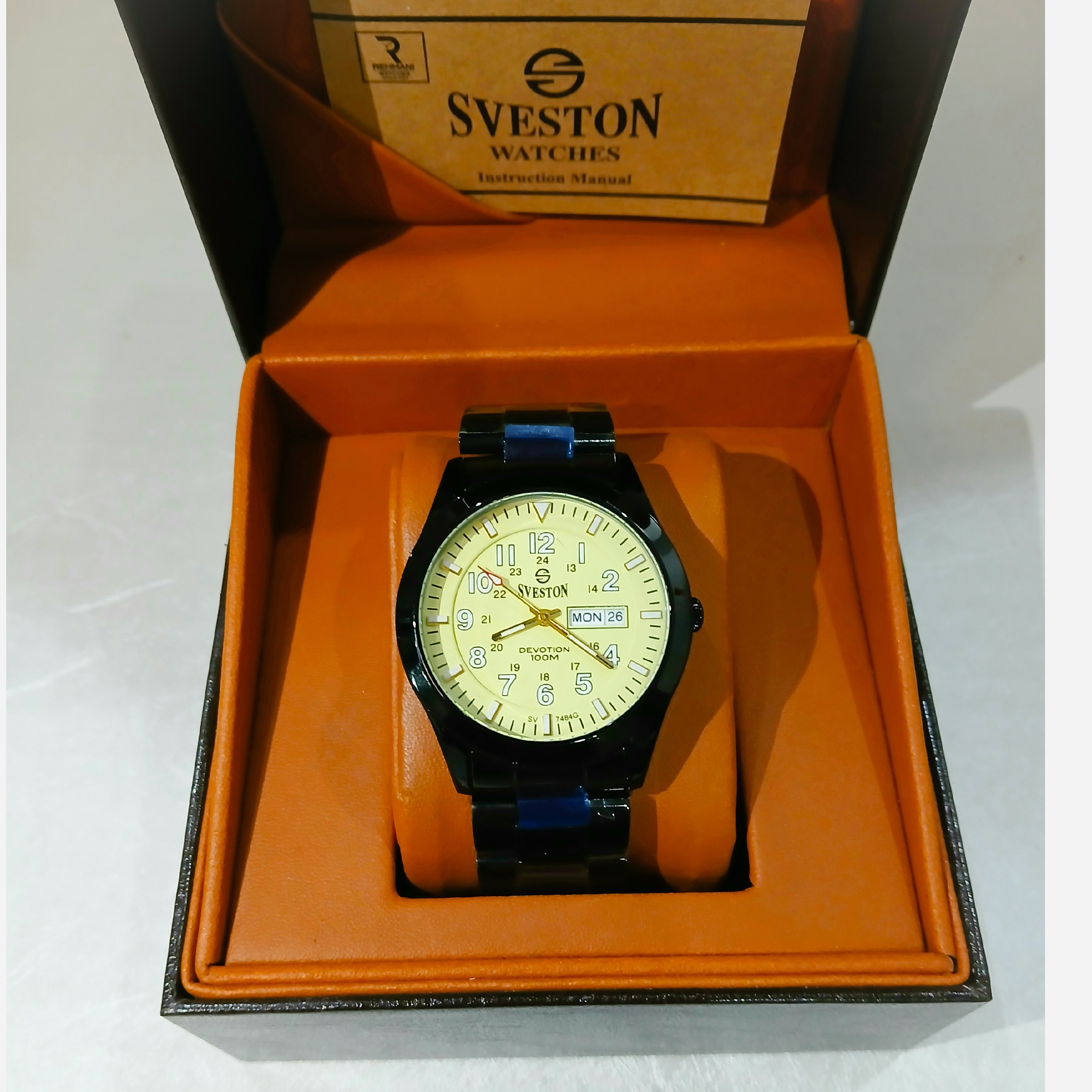 ساعت مچی مردانه سویستون SVESTON DEVOTION مدل SV-7484G ژاپن