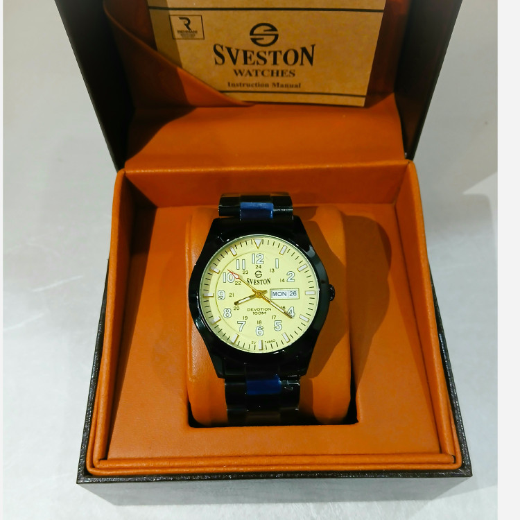 ساعت مچی مردانه سویستون SVESTON DEVOTION مدل SV-7484G ژاپن