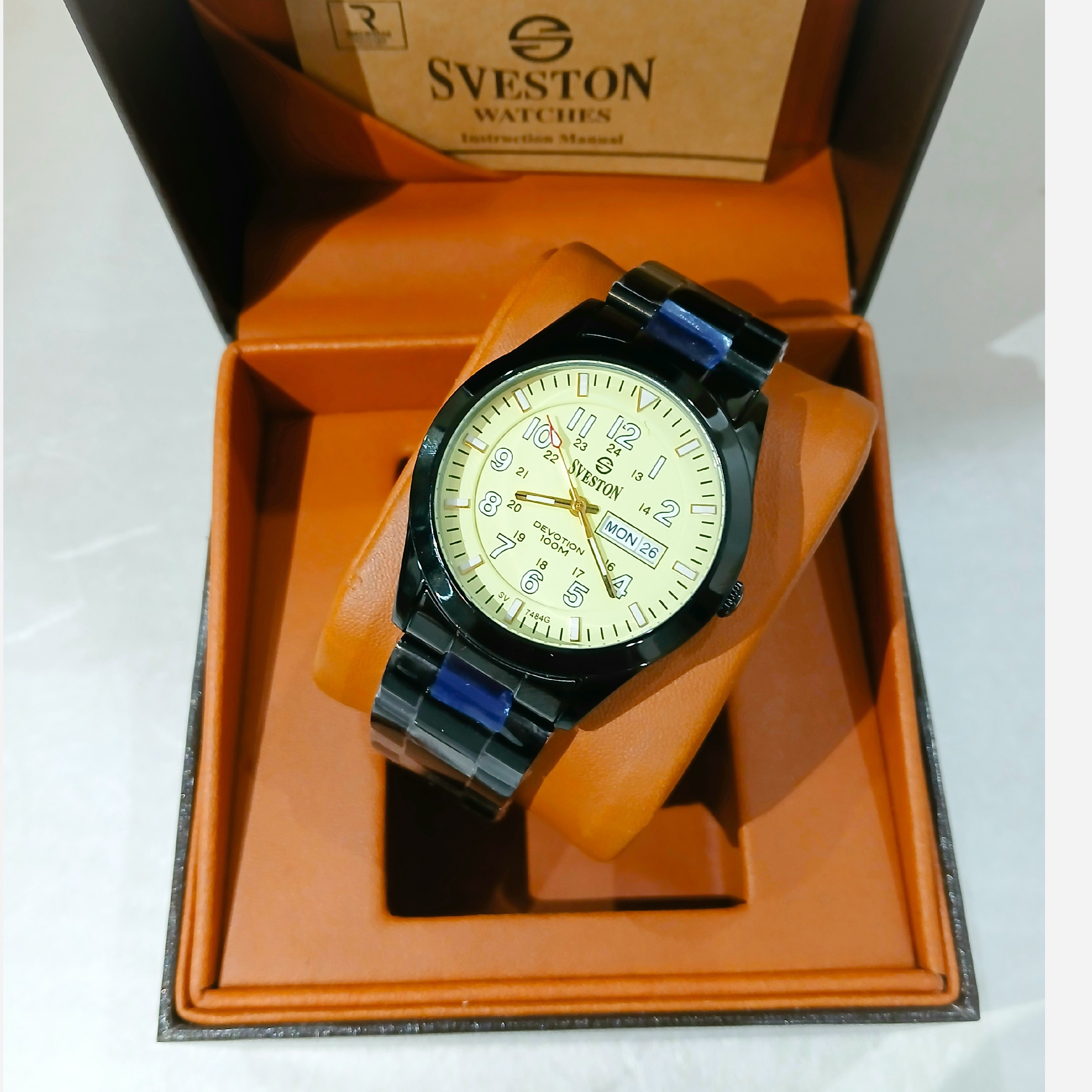 ساعت مچی مردانه سویستون SVESTON DEVOTION مدل SV-7484G ژاپن