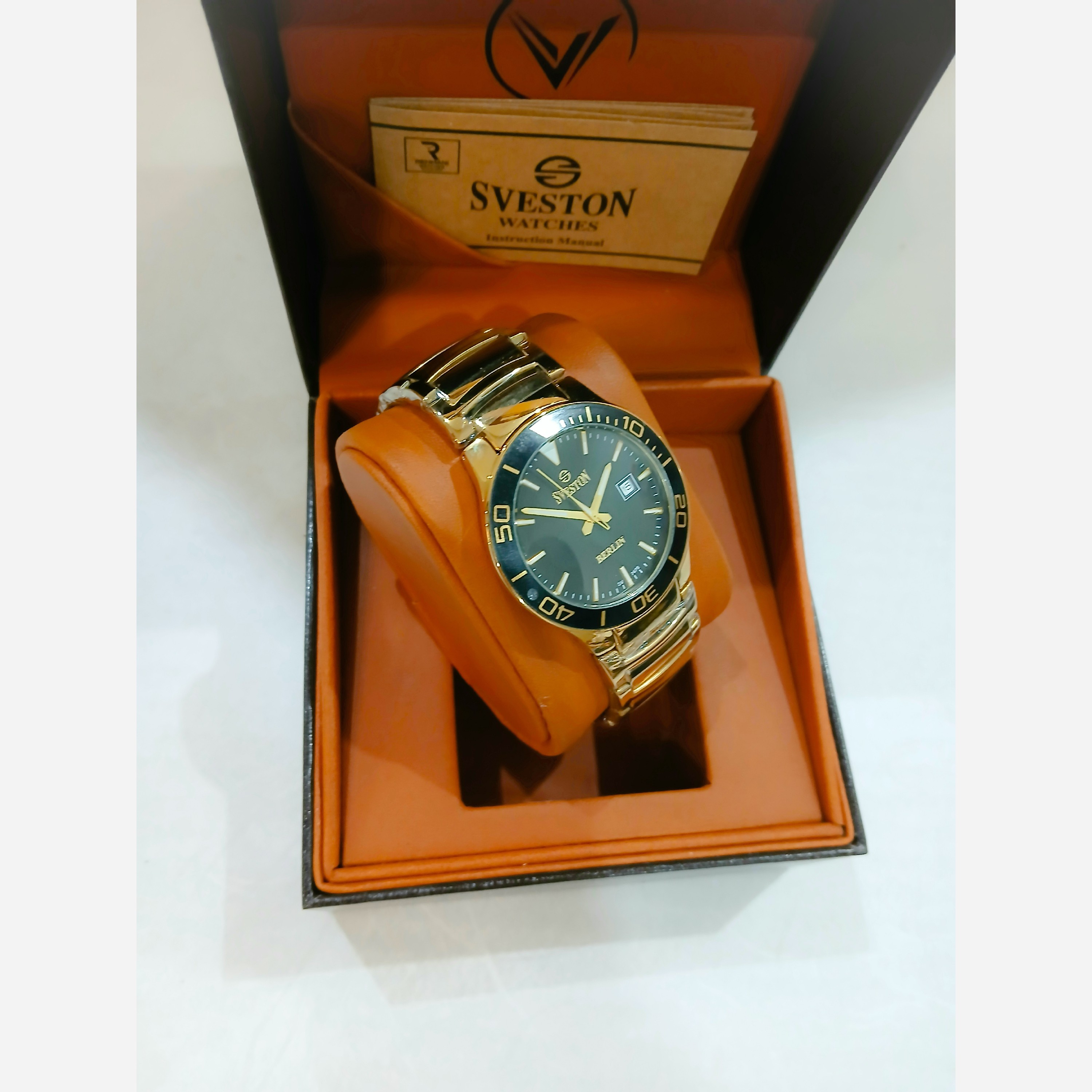 ساعت مچی مردانه سویستون سرامیک SVESTON BERLIN مدل SV-7578G ژاپن