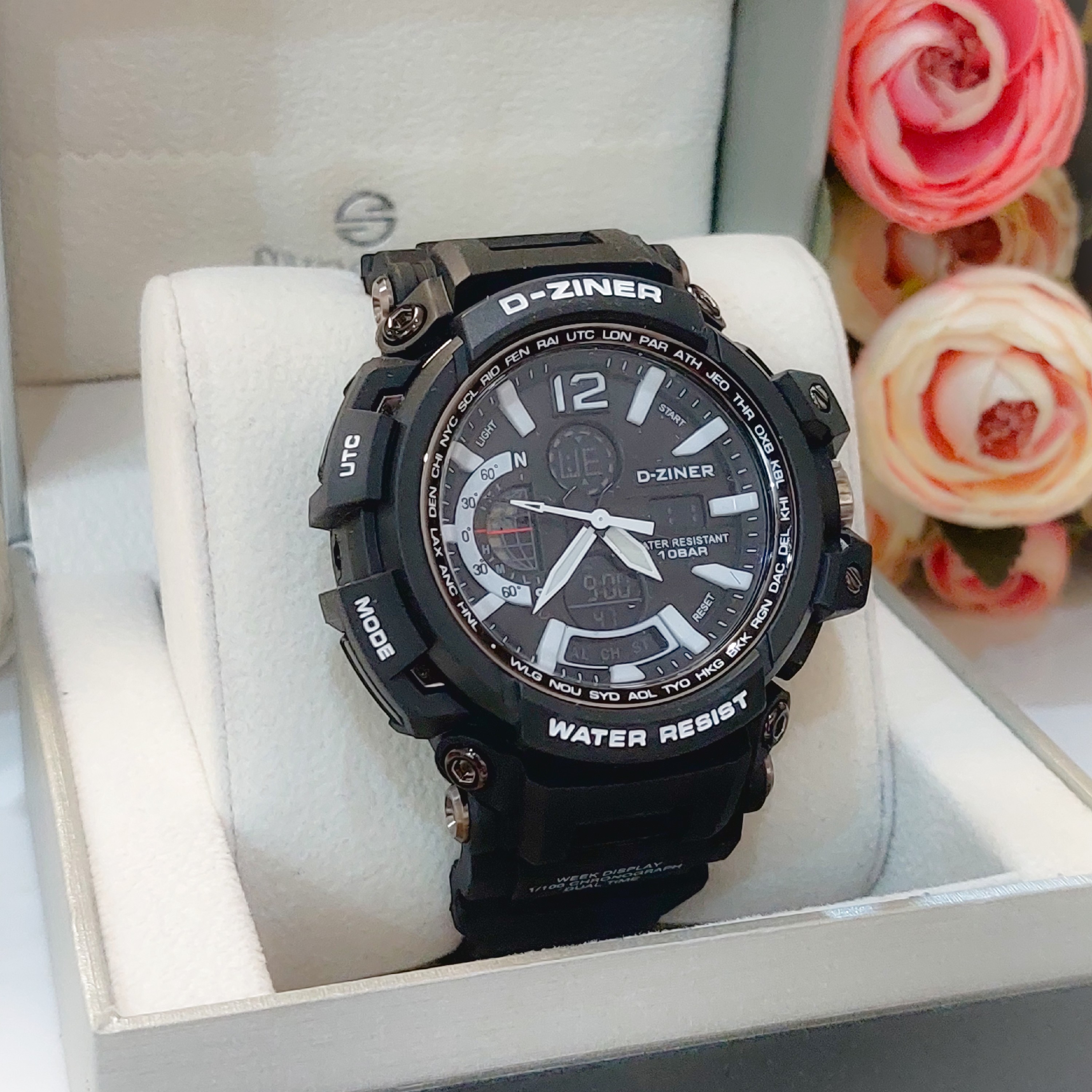 ساعت مردانه دوزمانه دیزاینر D-ziner DZ-6228A اورجینال
