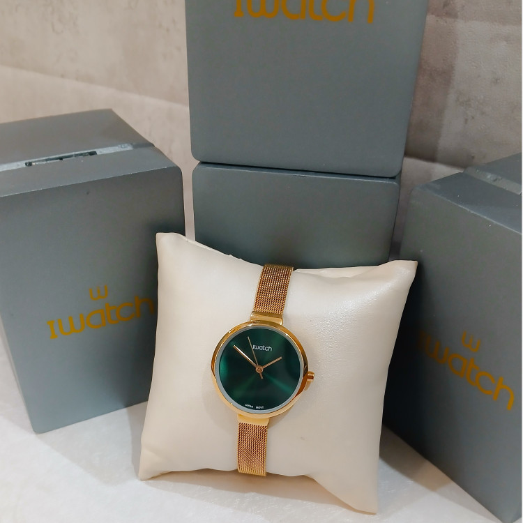 ساعت مچی اورجینال عقربه ای زنانه Iwatch آی واچ مدل 190090