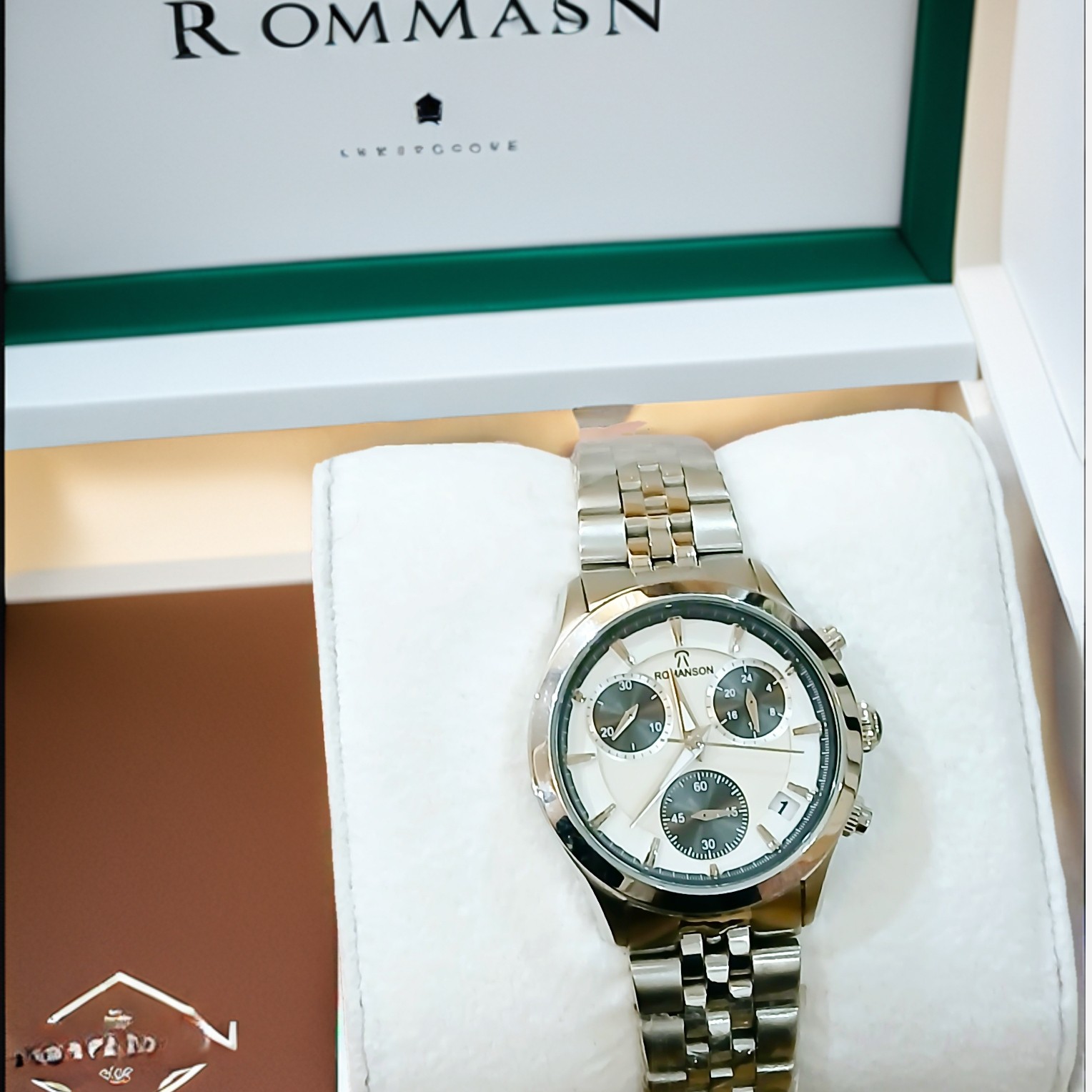 ساعت مچی زنانه رومانسون-ROMANSON مدل2089l R ژاپن سه موتوره فعال کرنو ژاپن