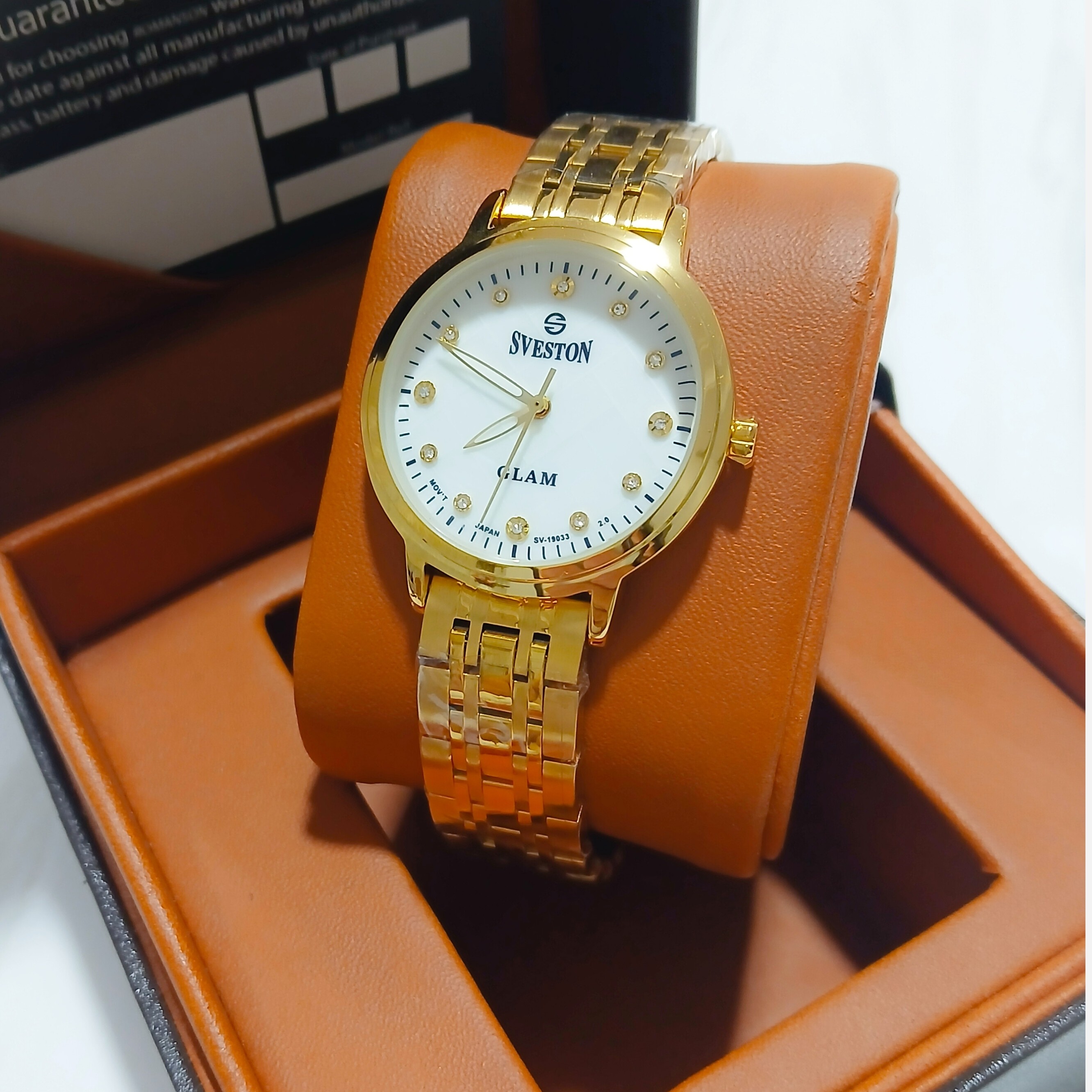 ساعت مچی زنانه SVESTON GLAM سویستون اصل میوتا ژاپن مدلSV-19033L
