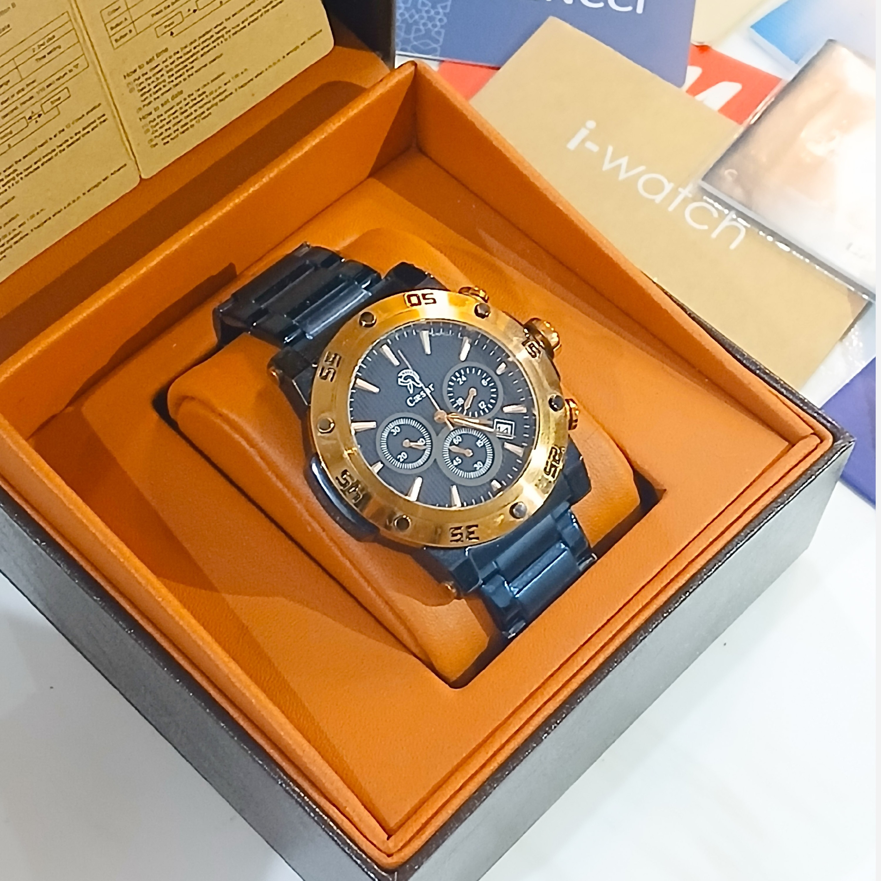 ساعت مچی مردانه سزارcaesar سه موتوره کرنو فعال مدل CA-1011 Caesar