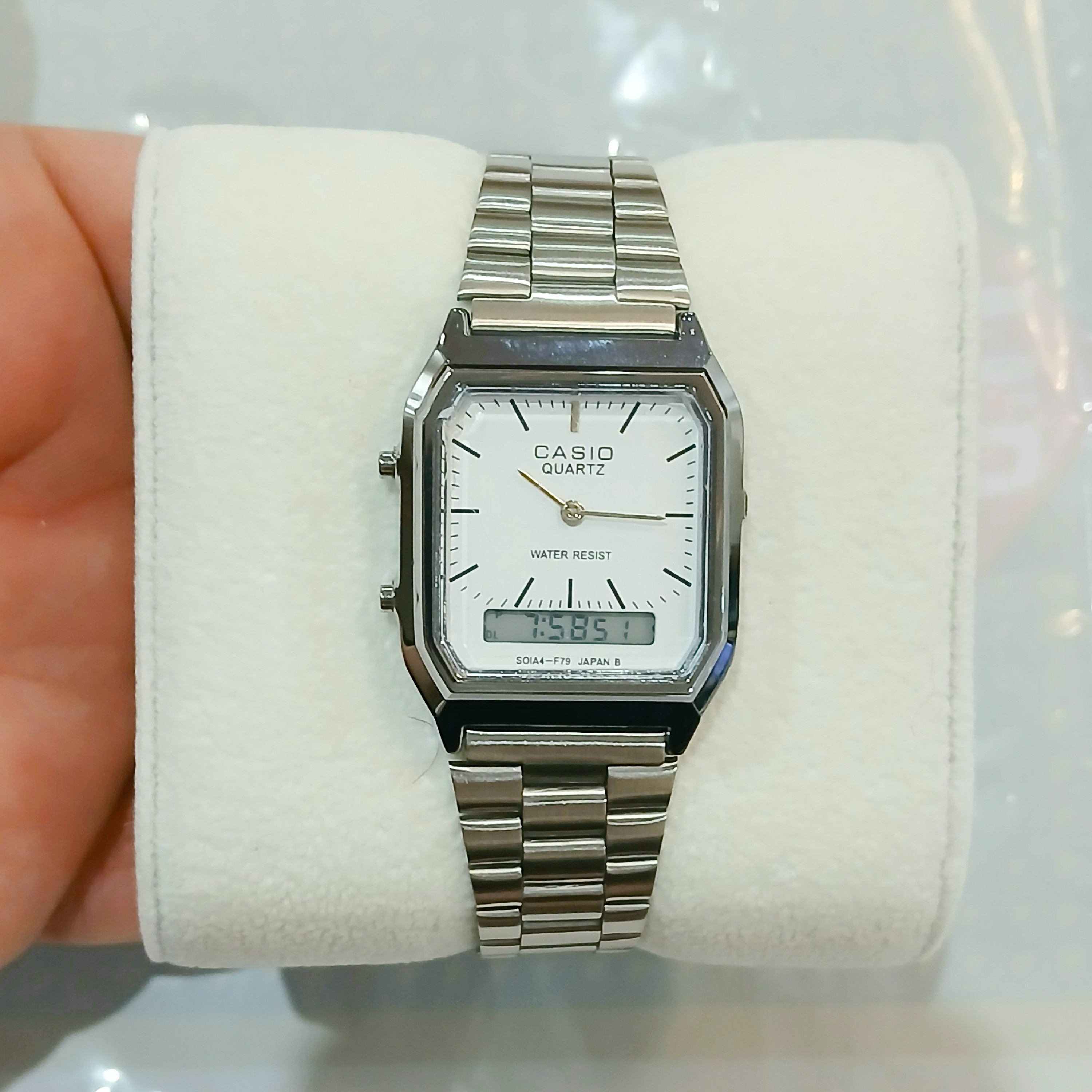 ساعت مچی مردانه و زنانه کاسیو CASIO دوزمانه هایکپی مدل AQ-230 JAPAN
