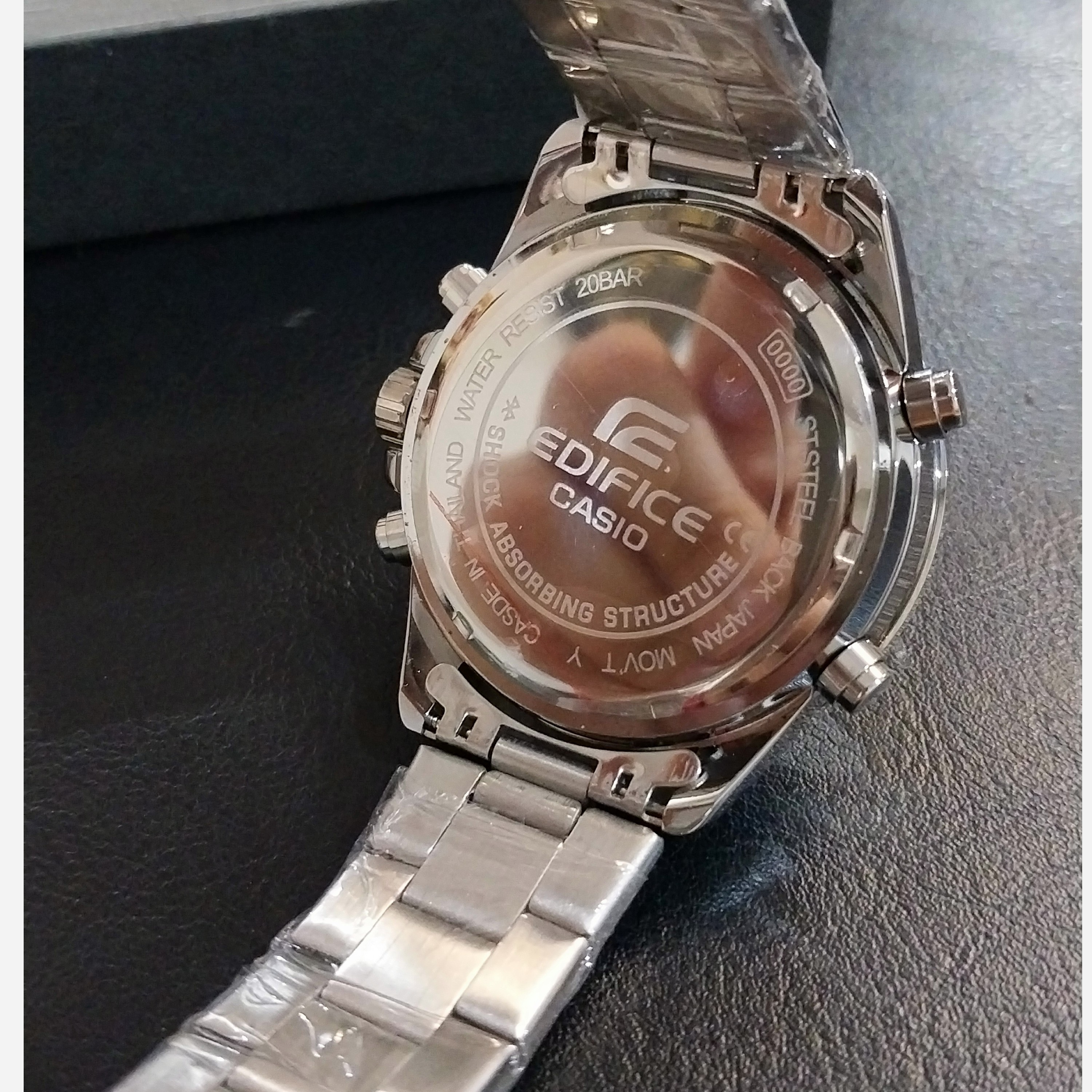 ساعت مچی مردانه دوزمانه CASIO EDIFICE تایلند موتور ژاپن
