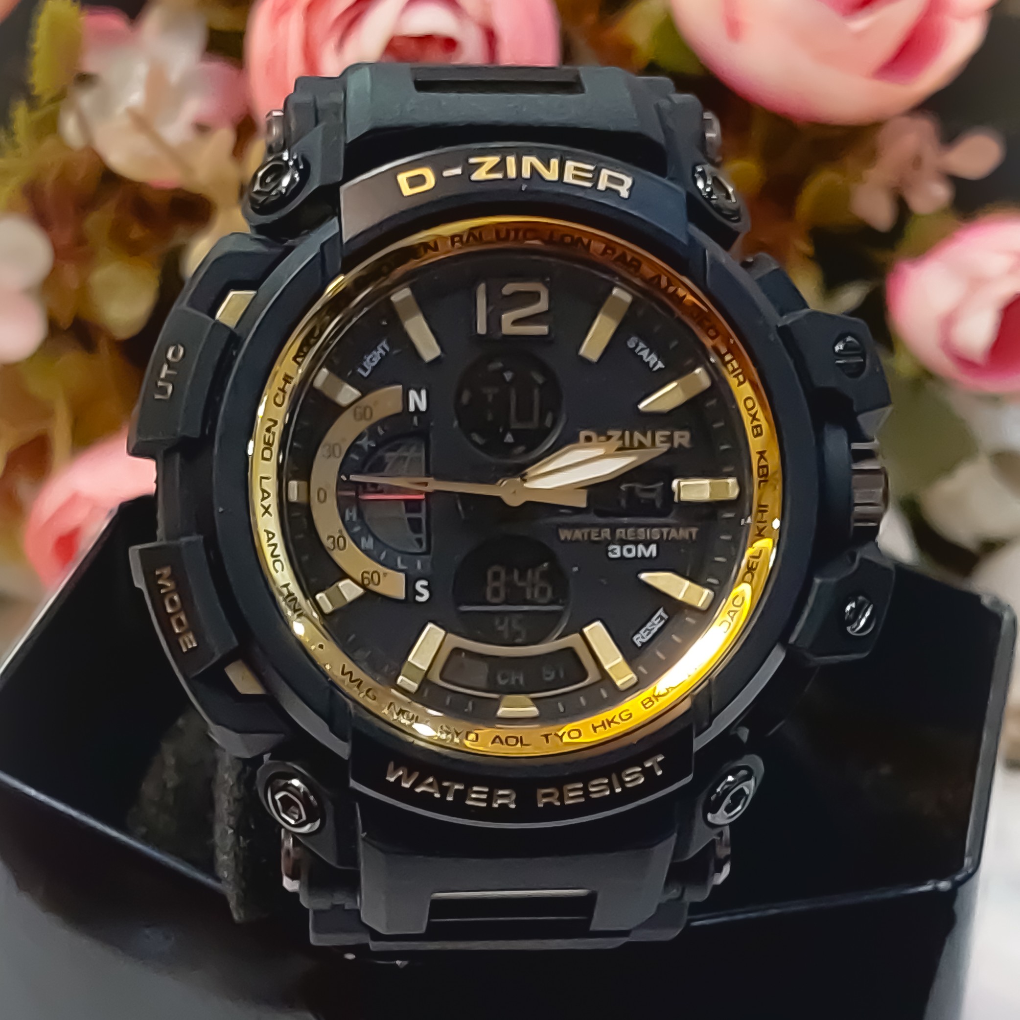 ساعت مردانه دوزمانه دیزاینر D-ziner DZ-8309 اورجینال