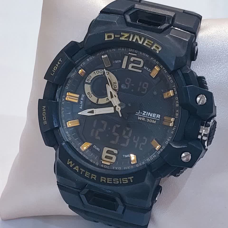 ساعت مردانه دوزمانه دیزاینر D-ziner DZ-8119 اورجینال .
