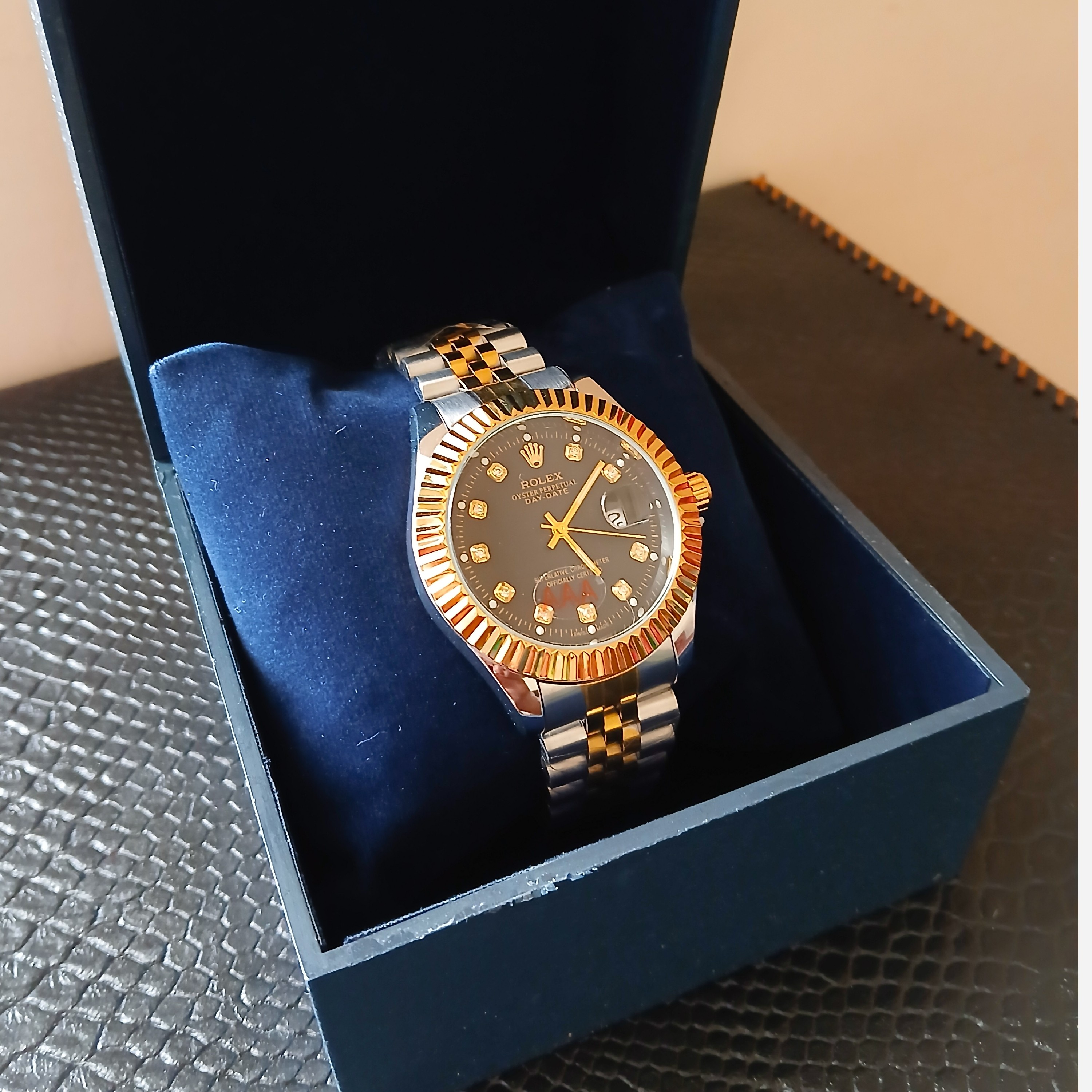 ساعت مردانه ROLEX DAY DATE رولکس هایکپی جنس خوب