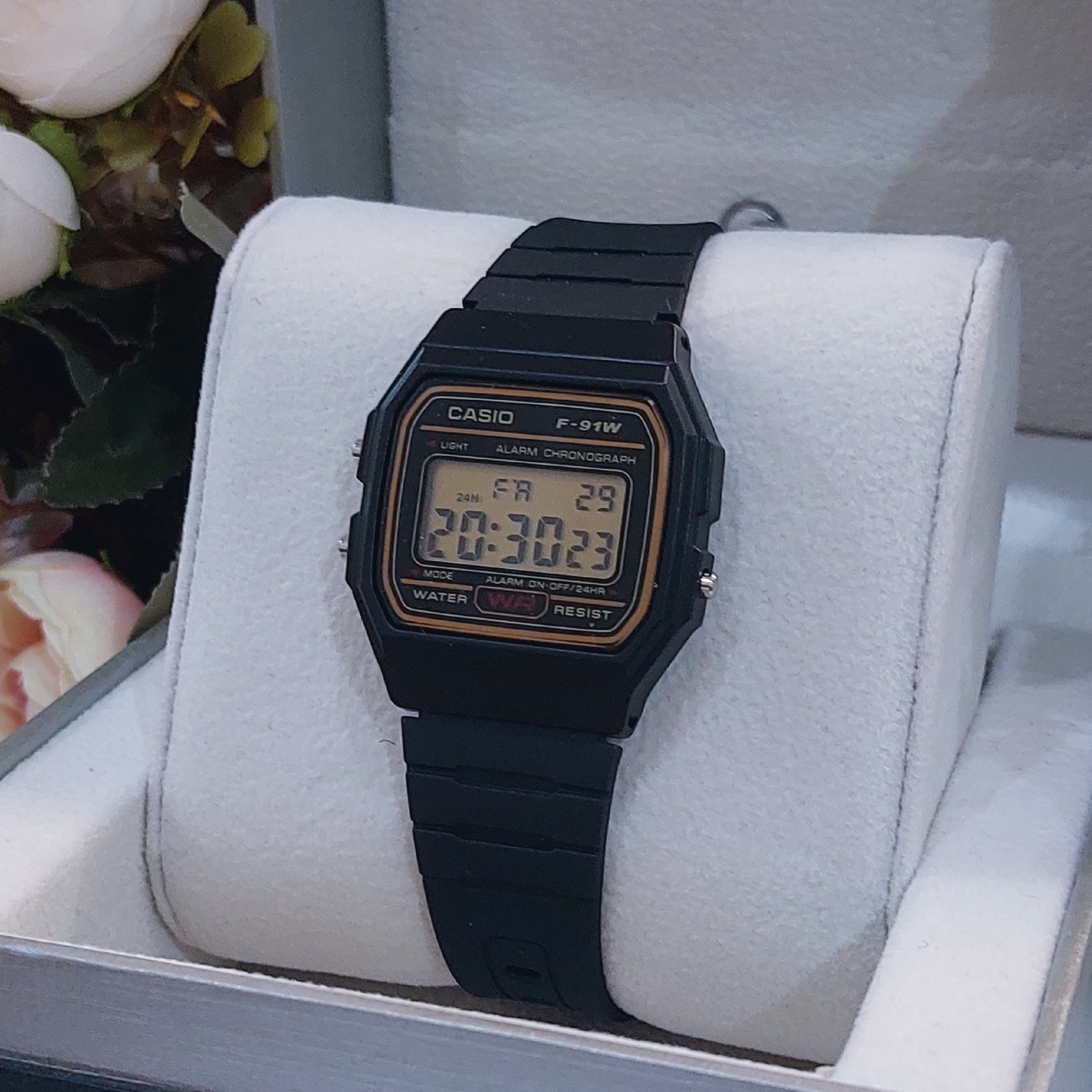 ساعت کاسیو مردانه مدل CASIO F-91 هایکپی بعد از اورجینال