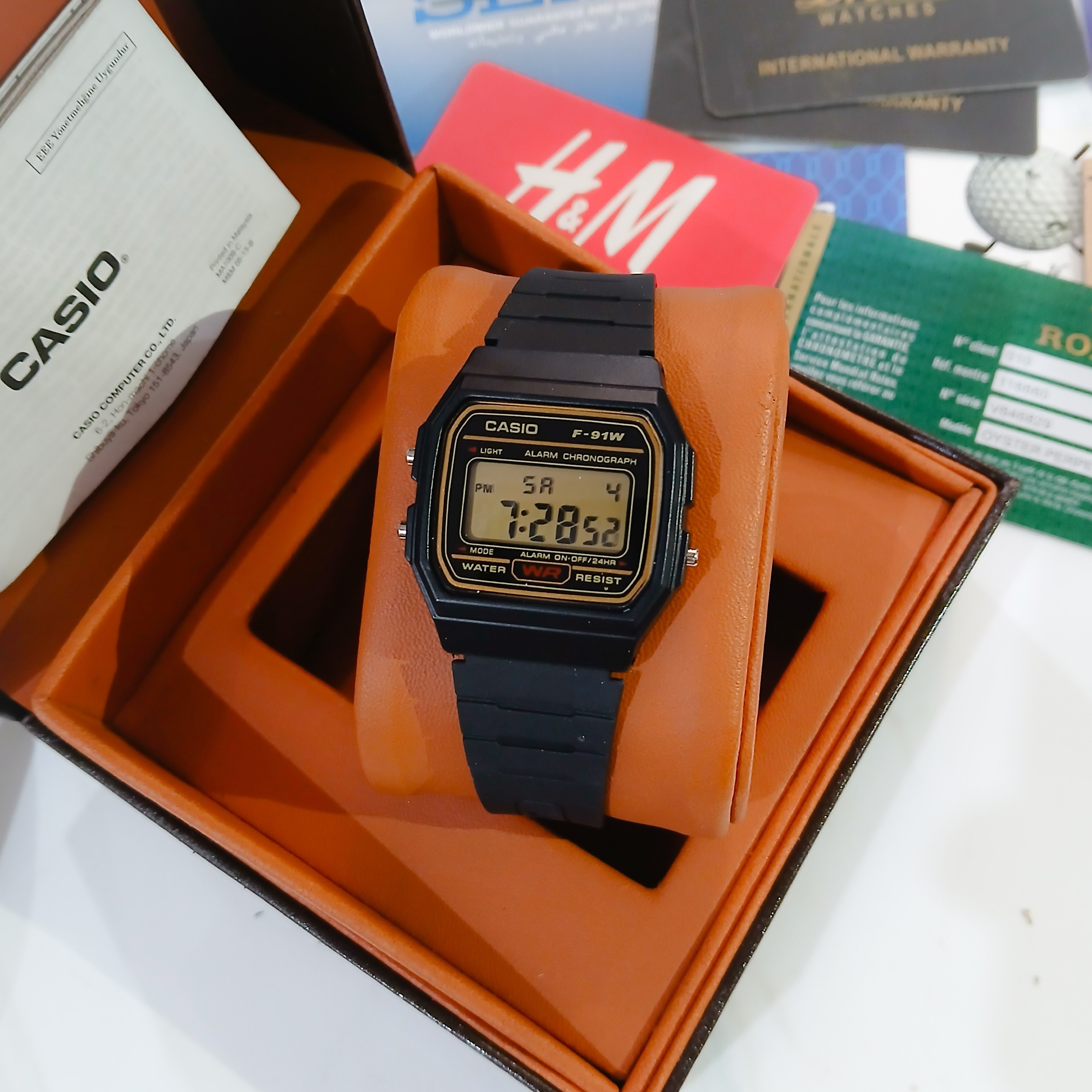 ساعت کاسیو مردانه مدل CASIO F-91 هایکپی بعد از اورجینال