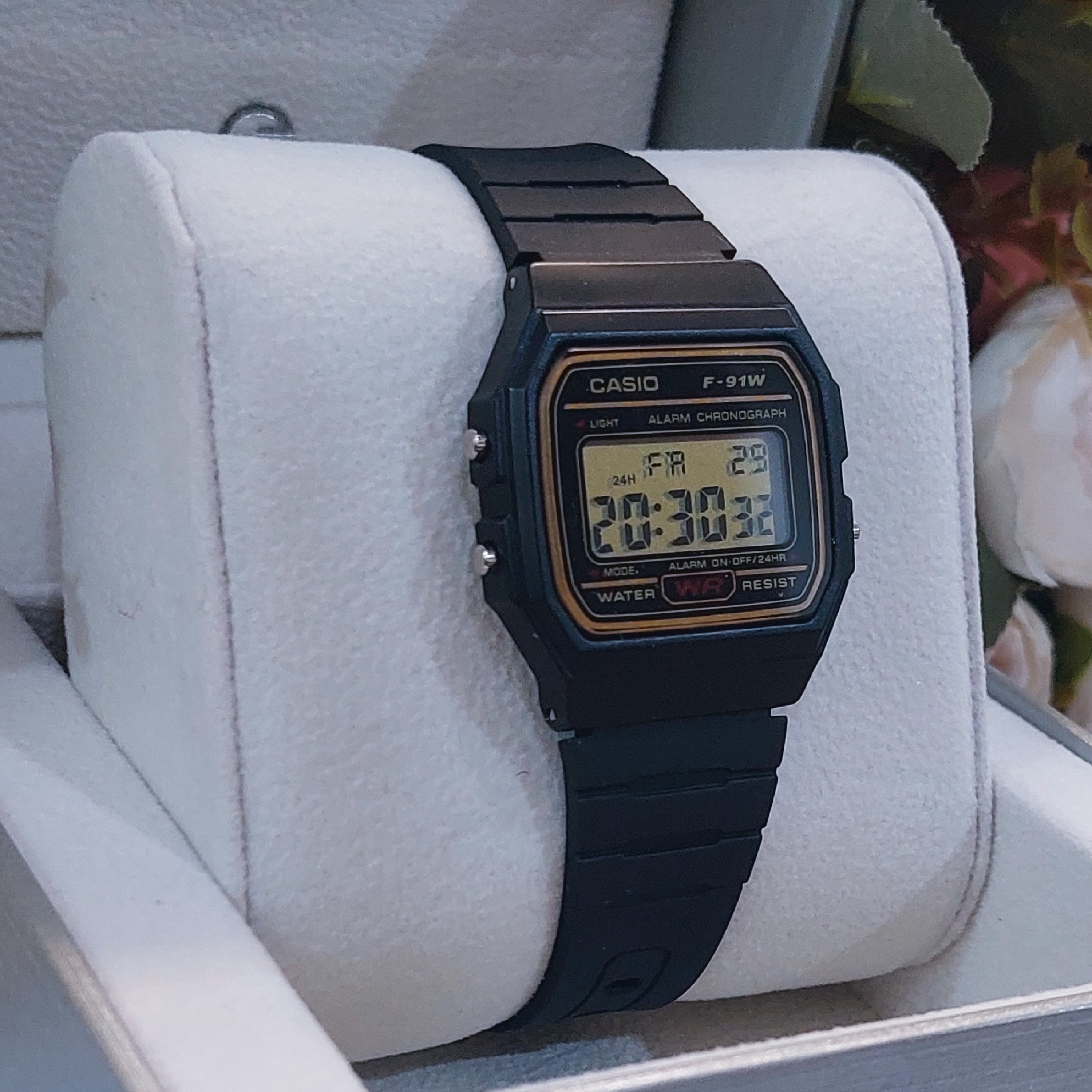 ساعت کاسیو مردانه مدل CASIO F-91 هایکپی بعد از اورجینال