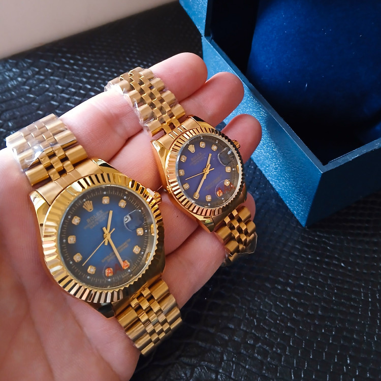 ساعت ست مردانه و زنانه ROLEX DAY DATE رولکس هایکپی جنس خوب