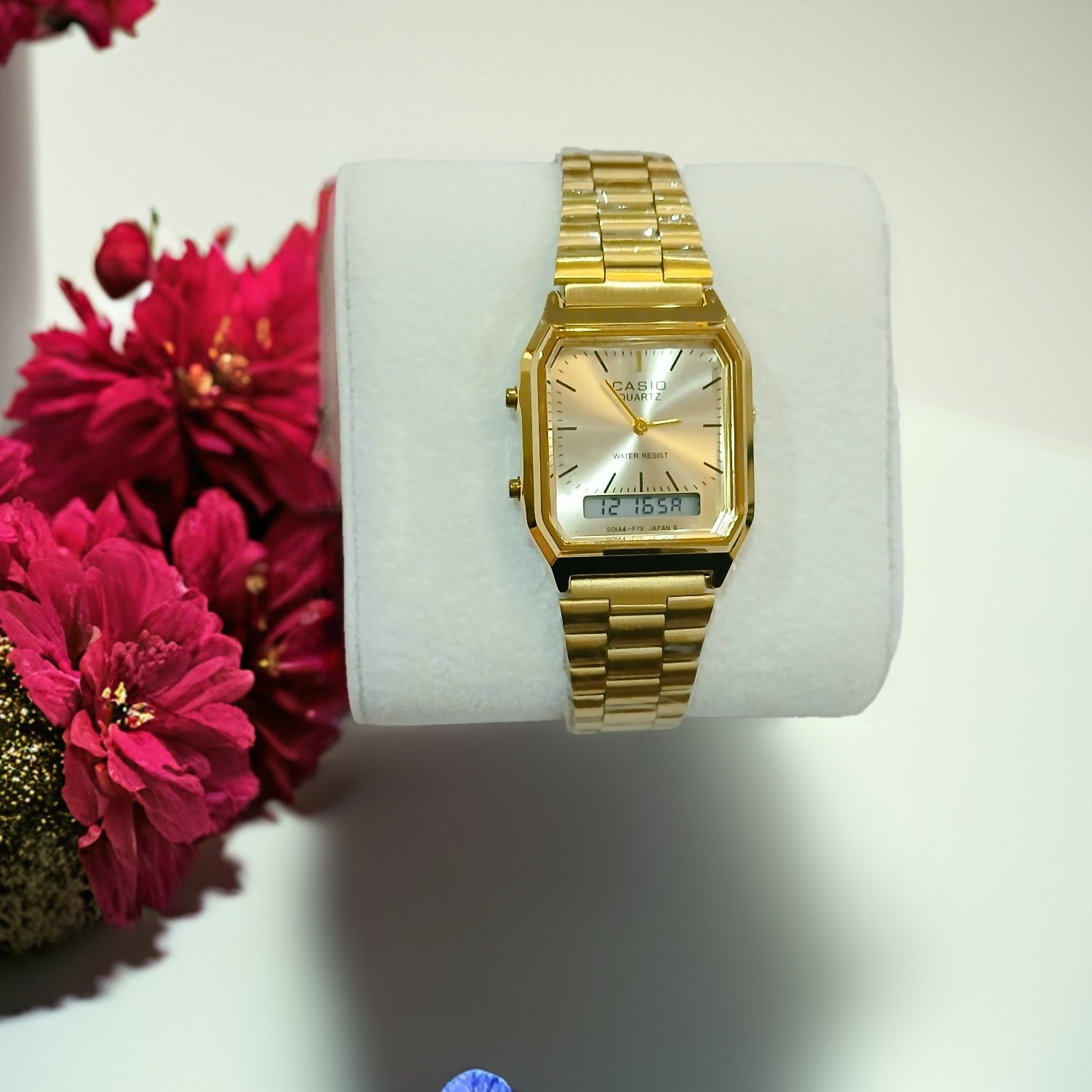 ساعت مچی مردانه و زنانه کاسیو CASIO دوزمانه هایکپی مدلAQ-230 JAPAN