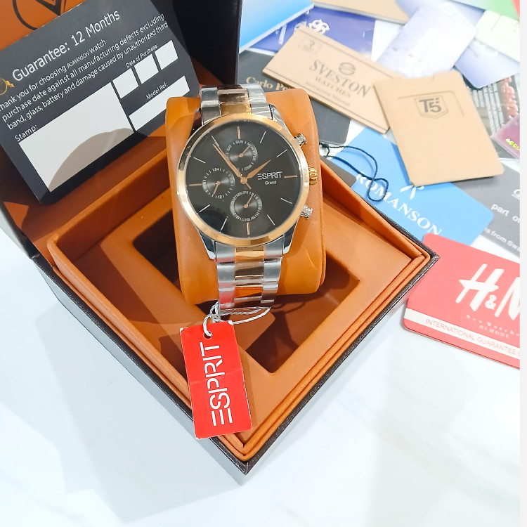 ساعت مردانه ESPRIT GRAND 4016G موتوره فعال اصل ژاپن