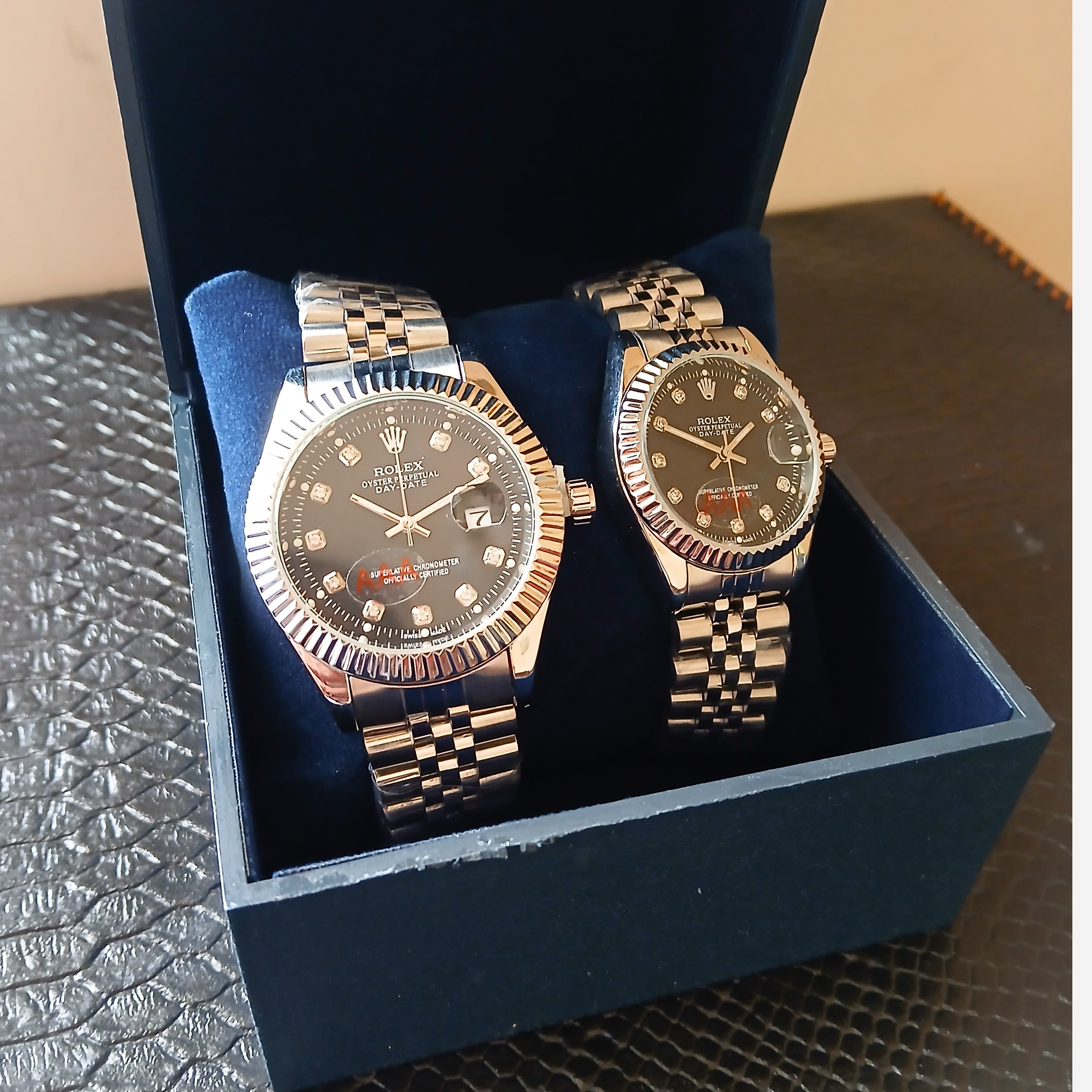 ساعت ست مردانه و زنانه ROLEX DAY DATE رولکس هایکپی جنس خوب