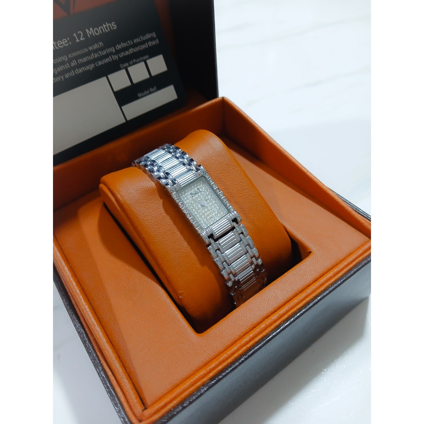 ساعت مچی عقربه ای زنانه پیاژه مدل Piaget-23000M502 سوئیس موتور روندا سوئیس