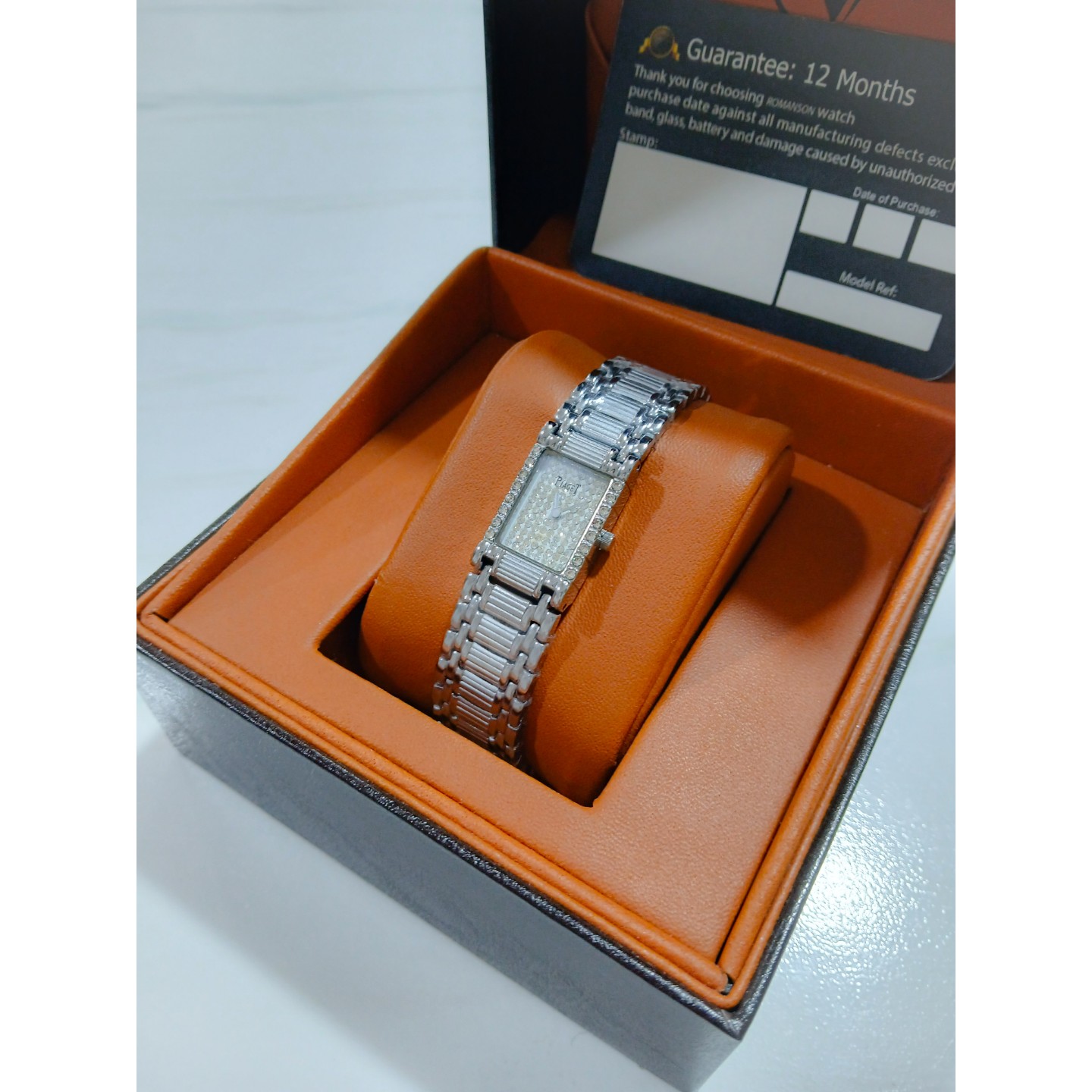 ساعت مچی عقربه ای زنانه پیاژه مدل Piaget-23000M502 سوئیس موتور روندا سوئیس
