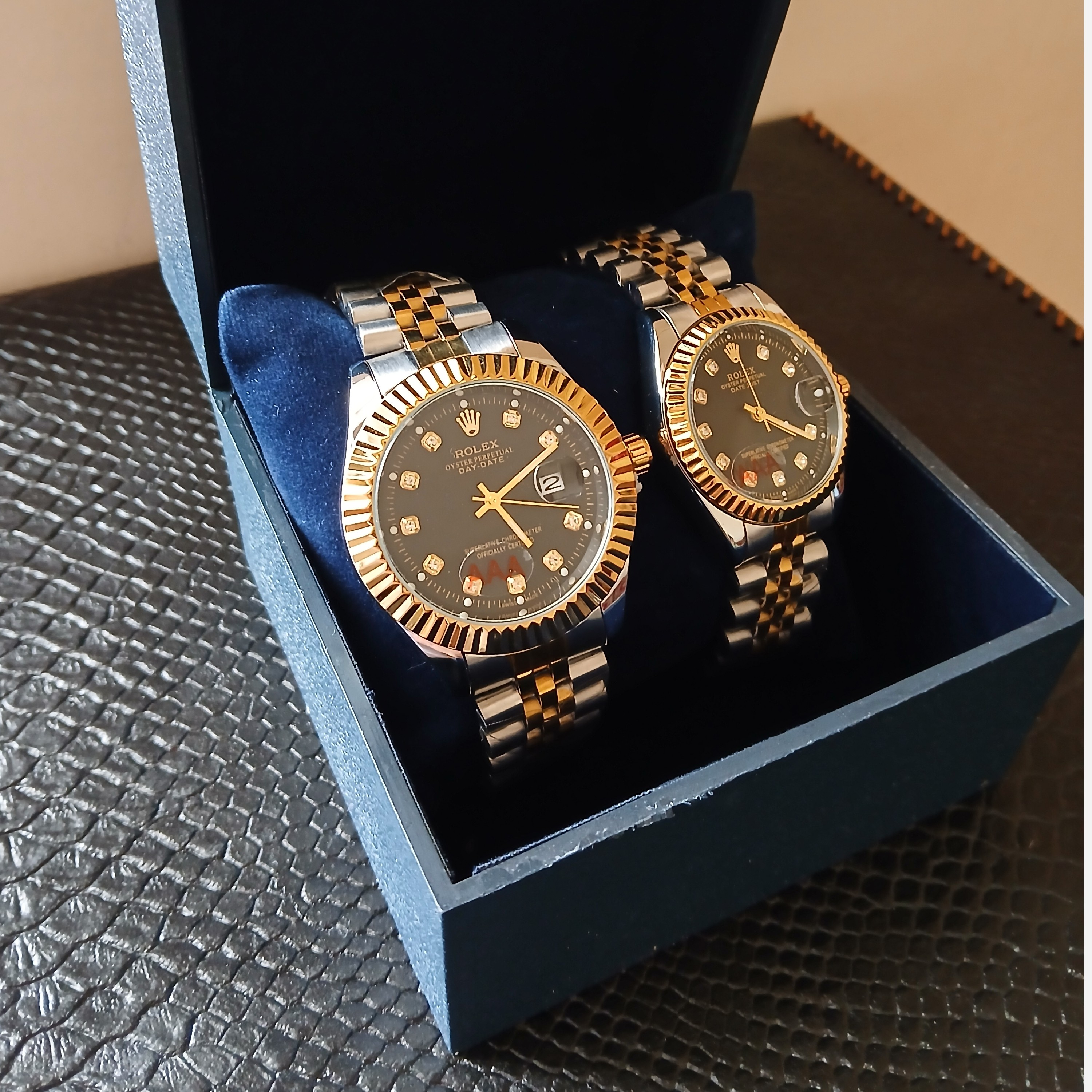 ساعت ست مردانه و زنانه ROLEX DAY DATE رولکس هایکپی جنس خوب