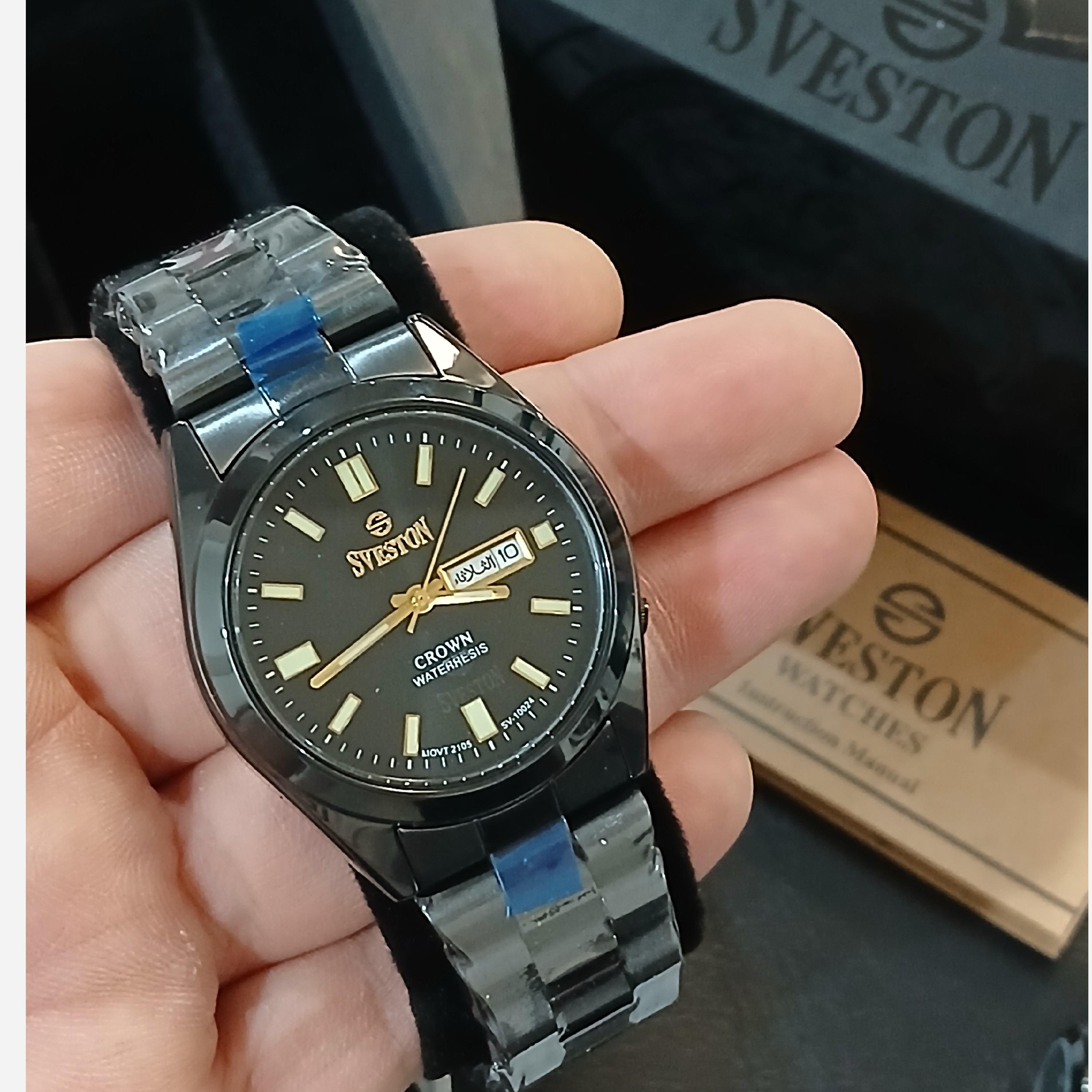 ساعت مردانه Sveston CROWN اصل موتور ژاپن میوتا مدل SV 10024