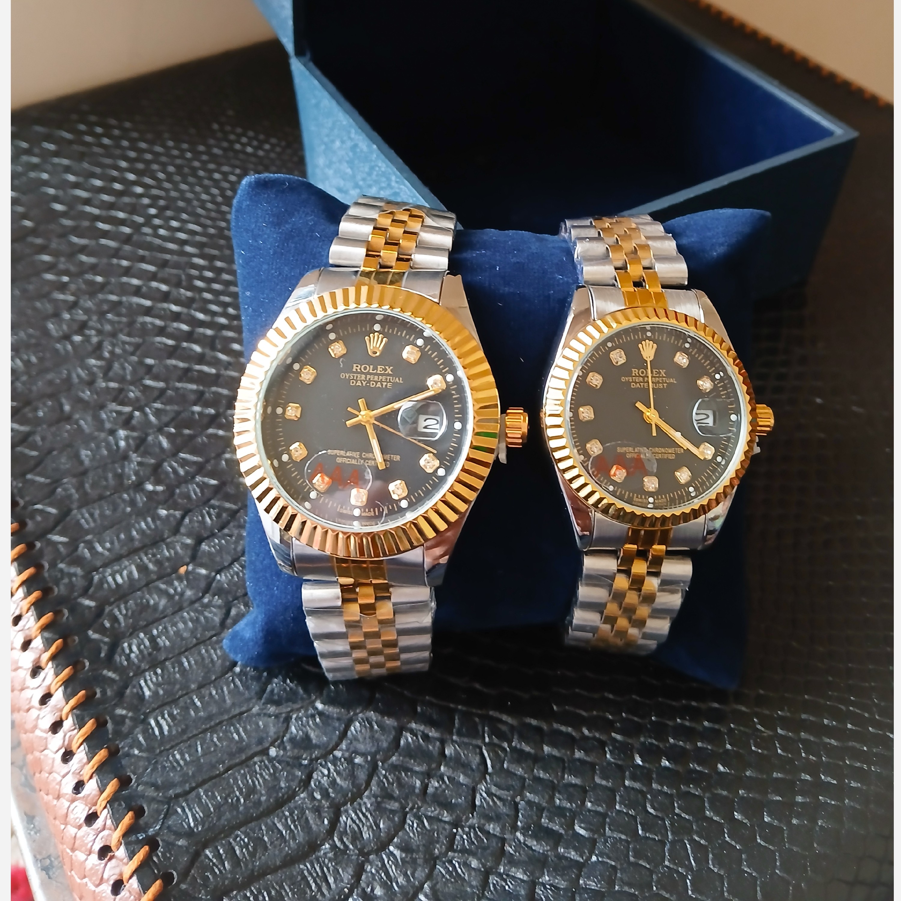 ساعت ست مردانه و زنانه ROLEX DAY DATE رولکس هایکپی جنس خوب