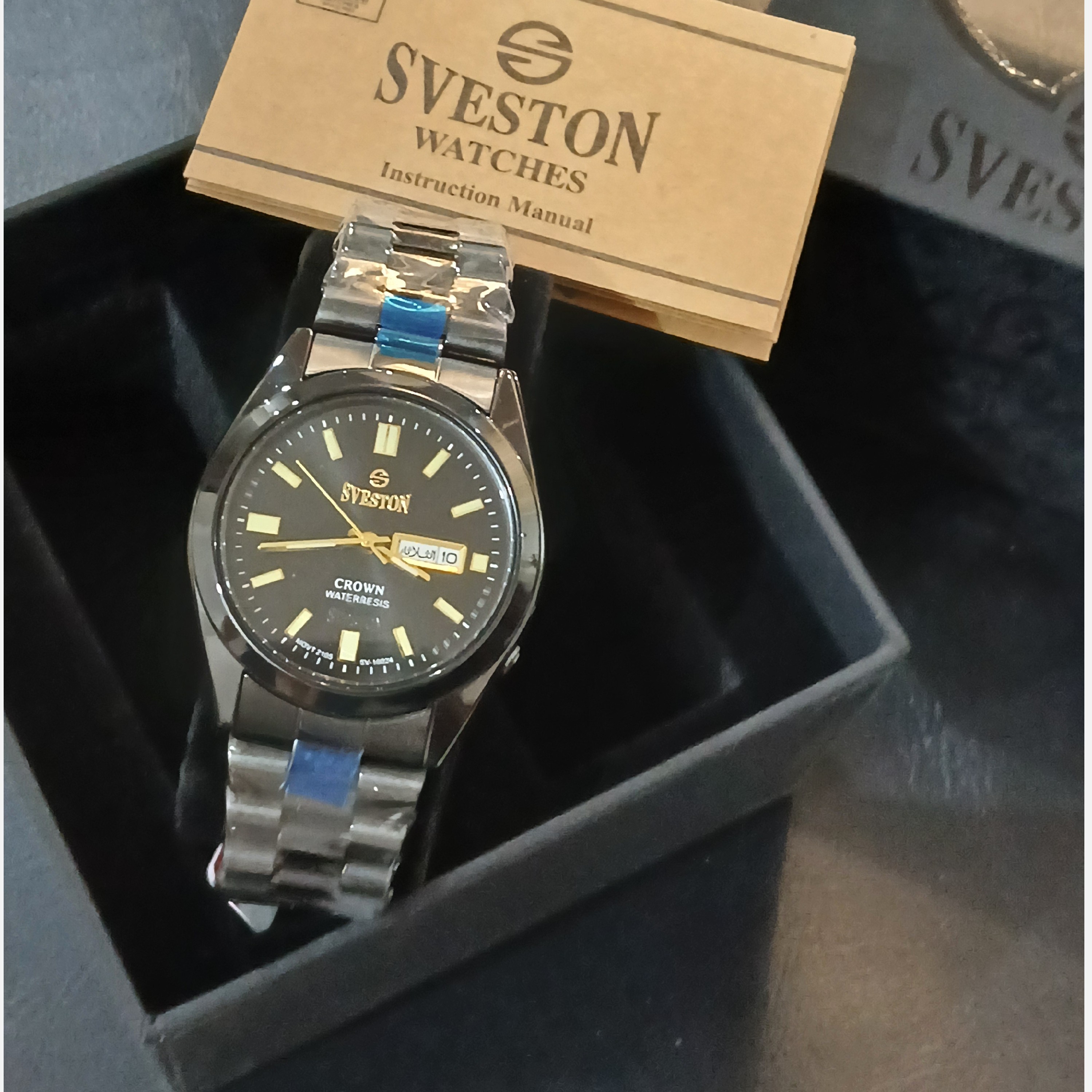 ساعت مردانه Sveston CROWN اصل موتور ژاپن میوتا مدل SV 10024