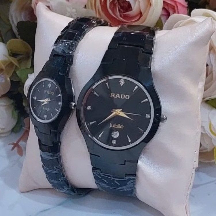 ساعت رادو باطری RADO ست بدنه و بند تمام سرامیک تنگستن ژاپن مدل6020G-A