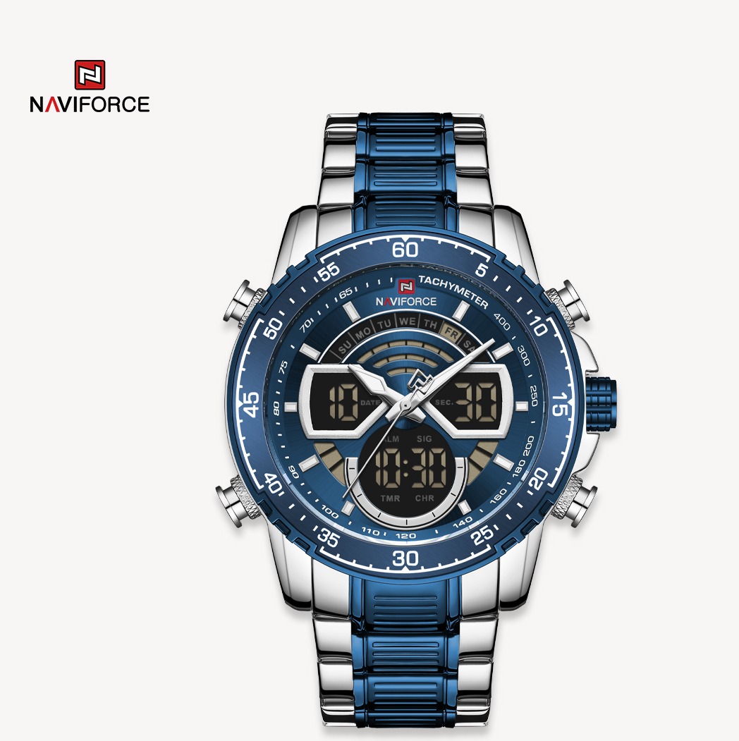 ساعت مچی مردانه نیوی فورس مدل naviforce 9189 ترکیبی