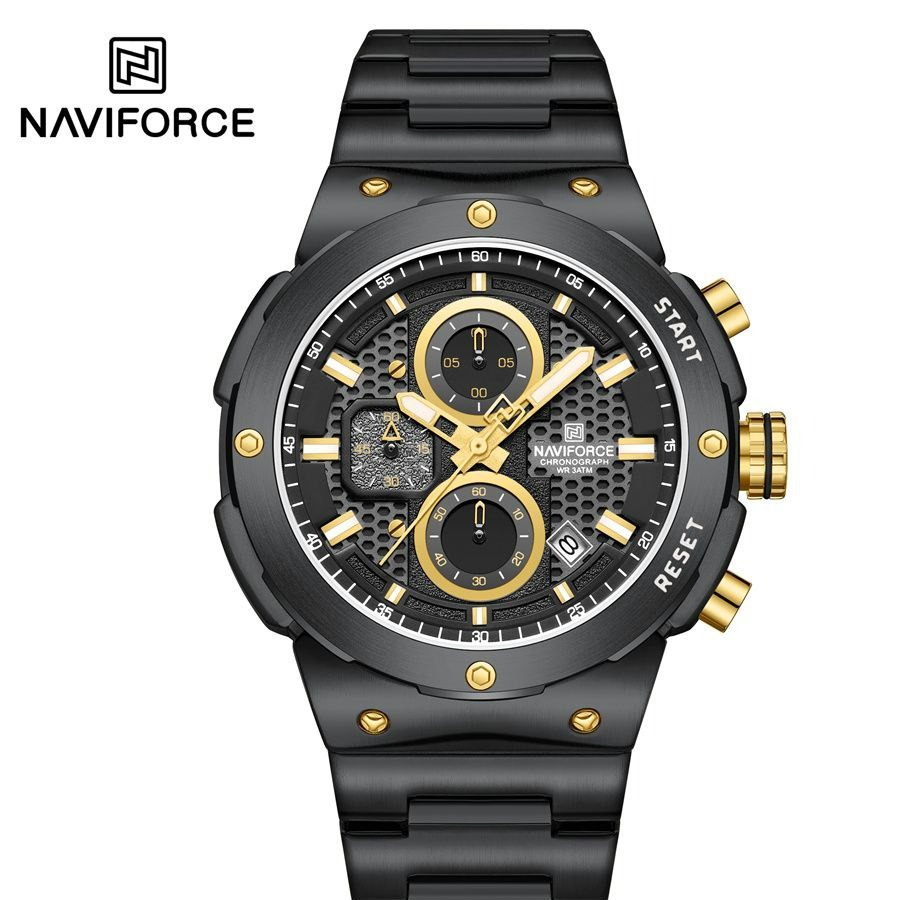 ساعت مچی مردانه نیوی فورس مدل NAVIFORCE 8072 مشکی