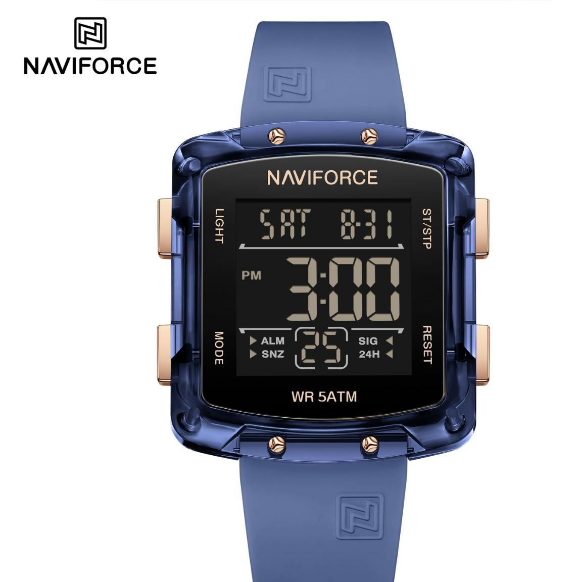 ساعت مچی زنانه نیوی فورس مدل NAVIFORCE 7121 آبی