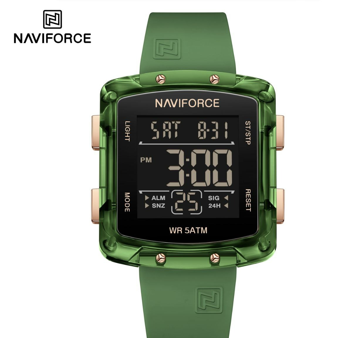 ساعت مچی زنانه نیوی فورس مدل NAVIFORCE 7121 سبز