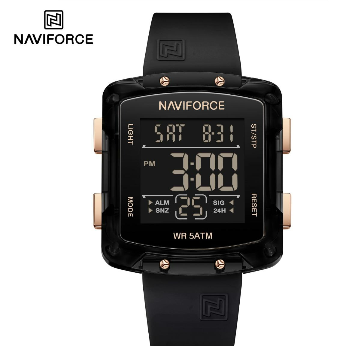 ساعت مچی زنانه نیوی فورس مدل NAVIFORCE 7121 مشکی