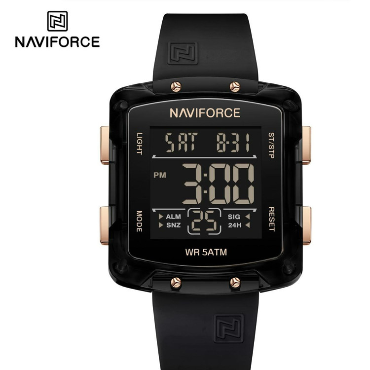 ساعت مچی زنانه نیوی فورس مدل NAVIFORCE 7121 مشکی