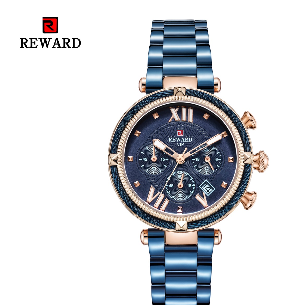 ساعت مچی زنانه ریوارد مدل REWARD 63084 آبی