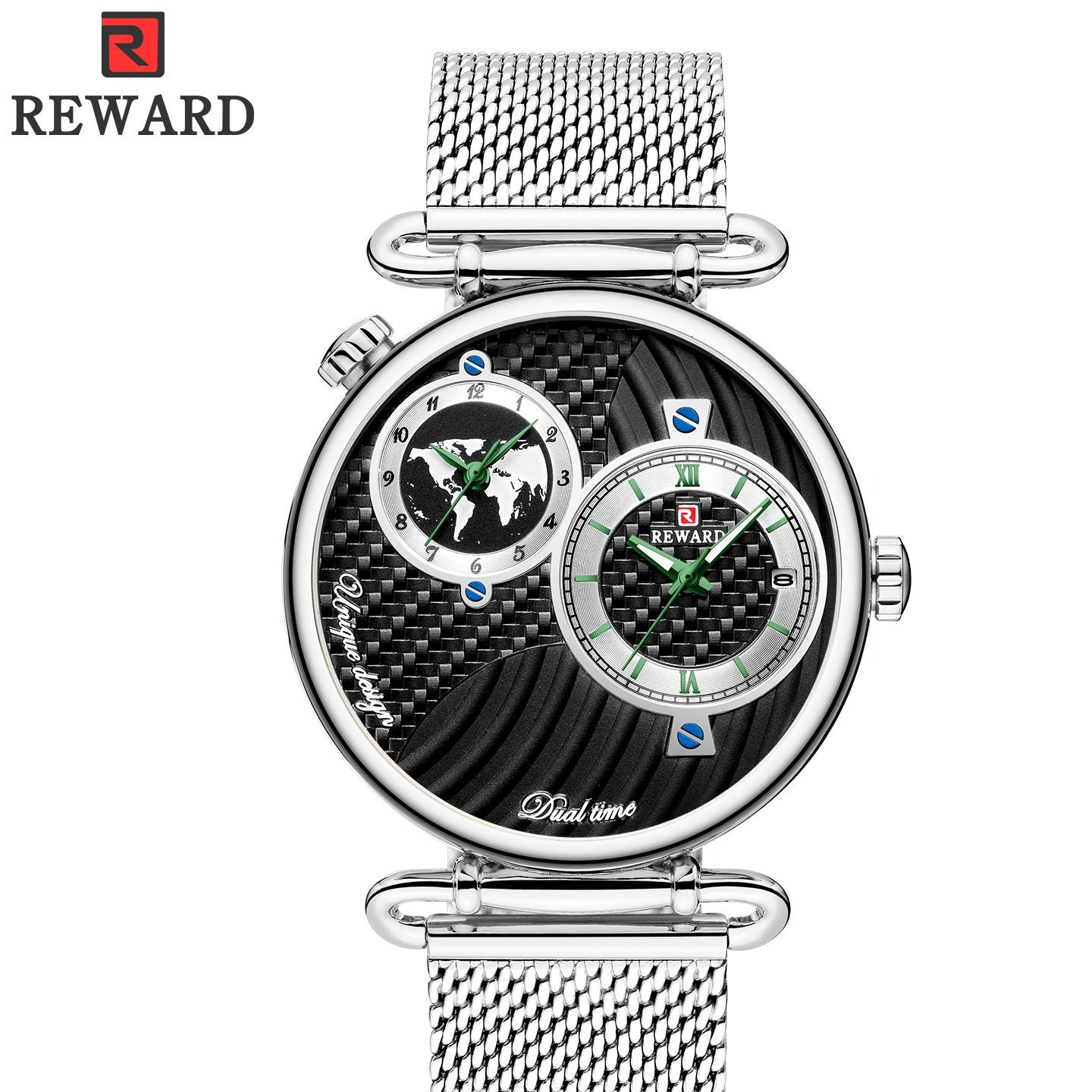 ساعت مچی مردانه ریوارد مدل REWARD 62002 نقره ای