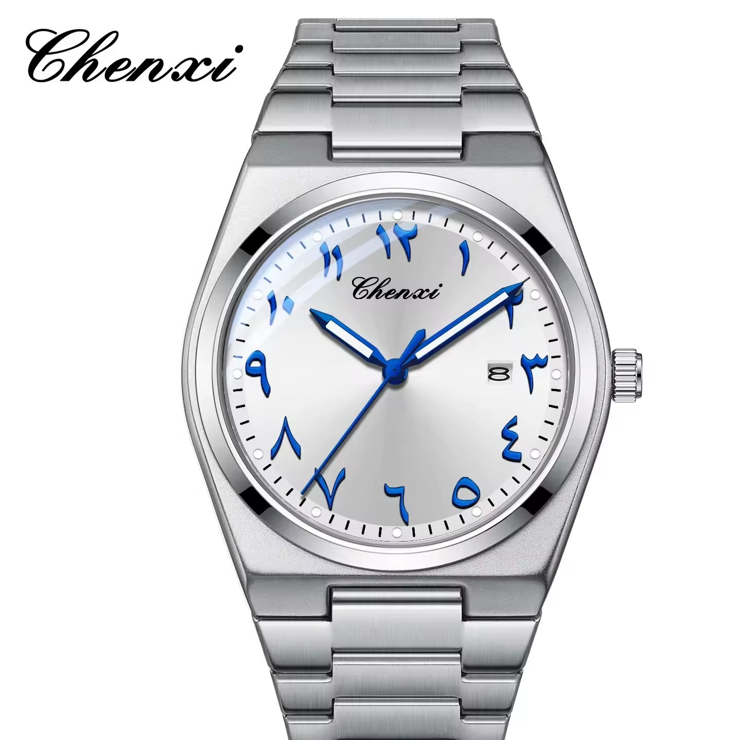 ساعت مچی مردانه چنکسی مدل CHENXI 6832 نقره ای