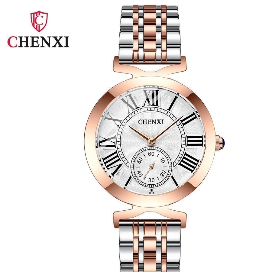ساعت مچی زنانه چنکسی مدل CHENXI 091A ترکیبی