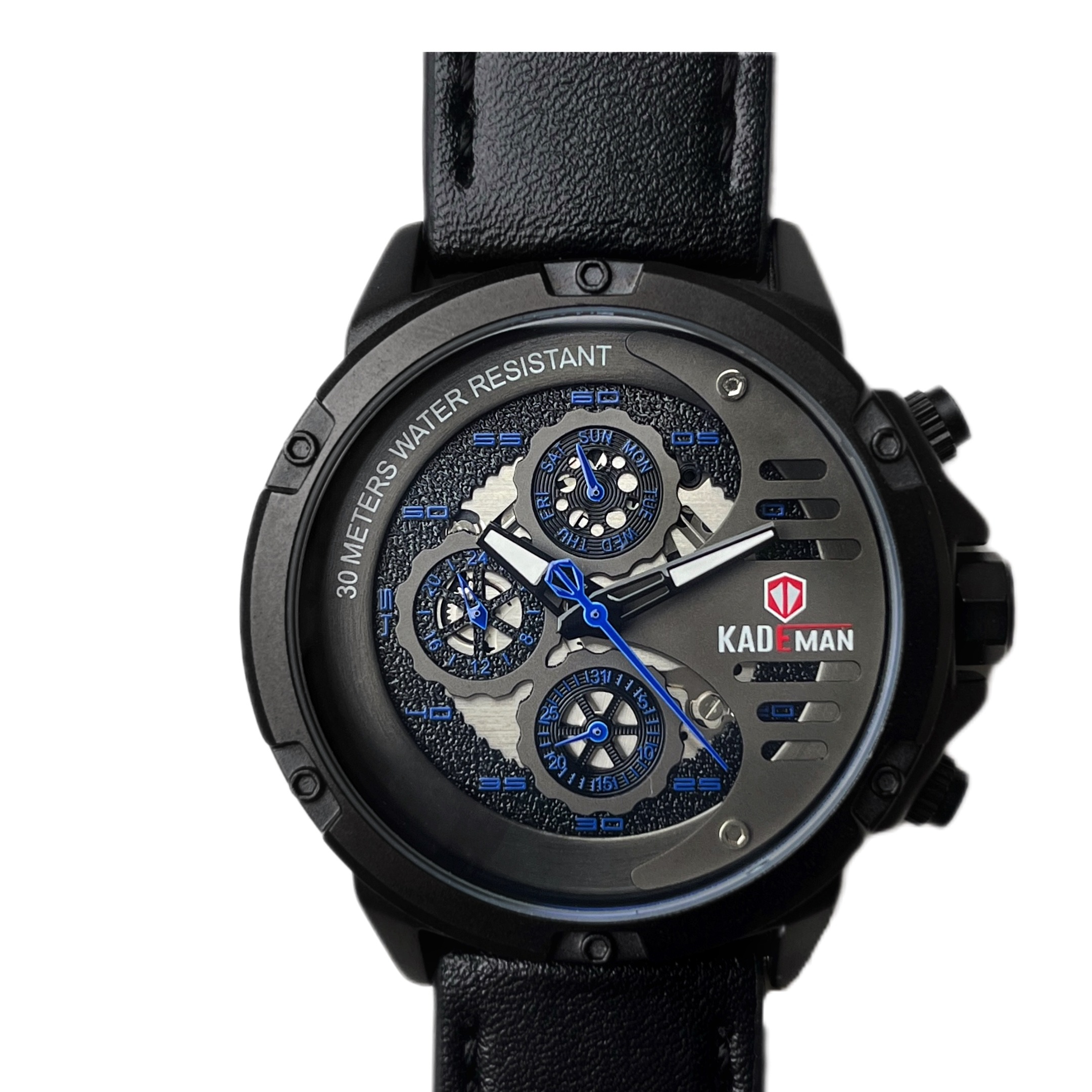 ساعت مچی مردانه کیدمن مدل 679 KADEMAN مشکی آبی