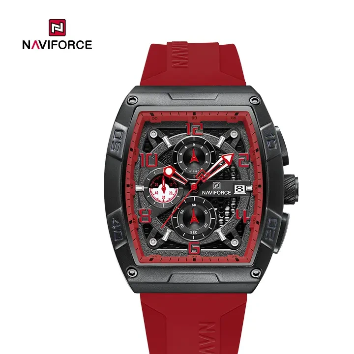 ساعت مچی مردانه نیوی فورس مدل NAVIFORCE 8052 قرمز